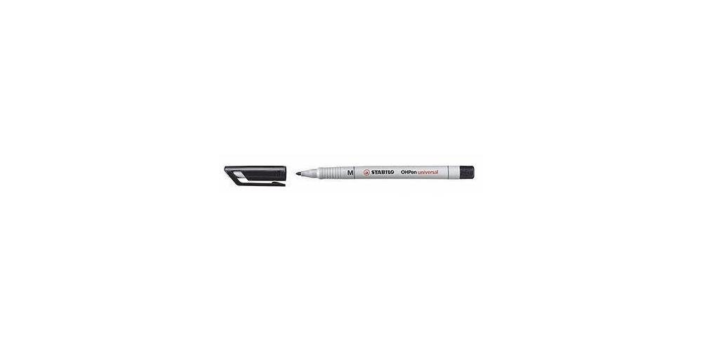 STABILO Folienstift Folienstift ® OHPen universal 1mm schwarz nicht dokumentenecht