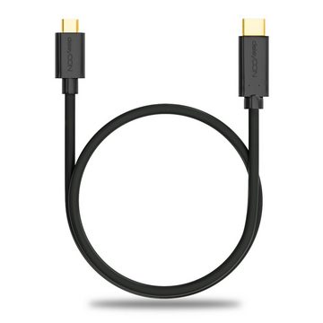 deleyCON deleyCON 1m USB C Kabel Datenkabel Ladekabel USB 2.0 micro USB zu Smartphone-Kabel