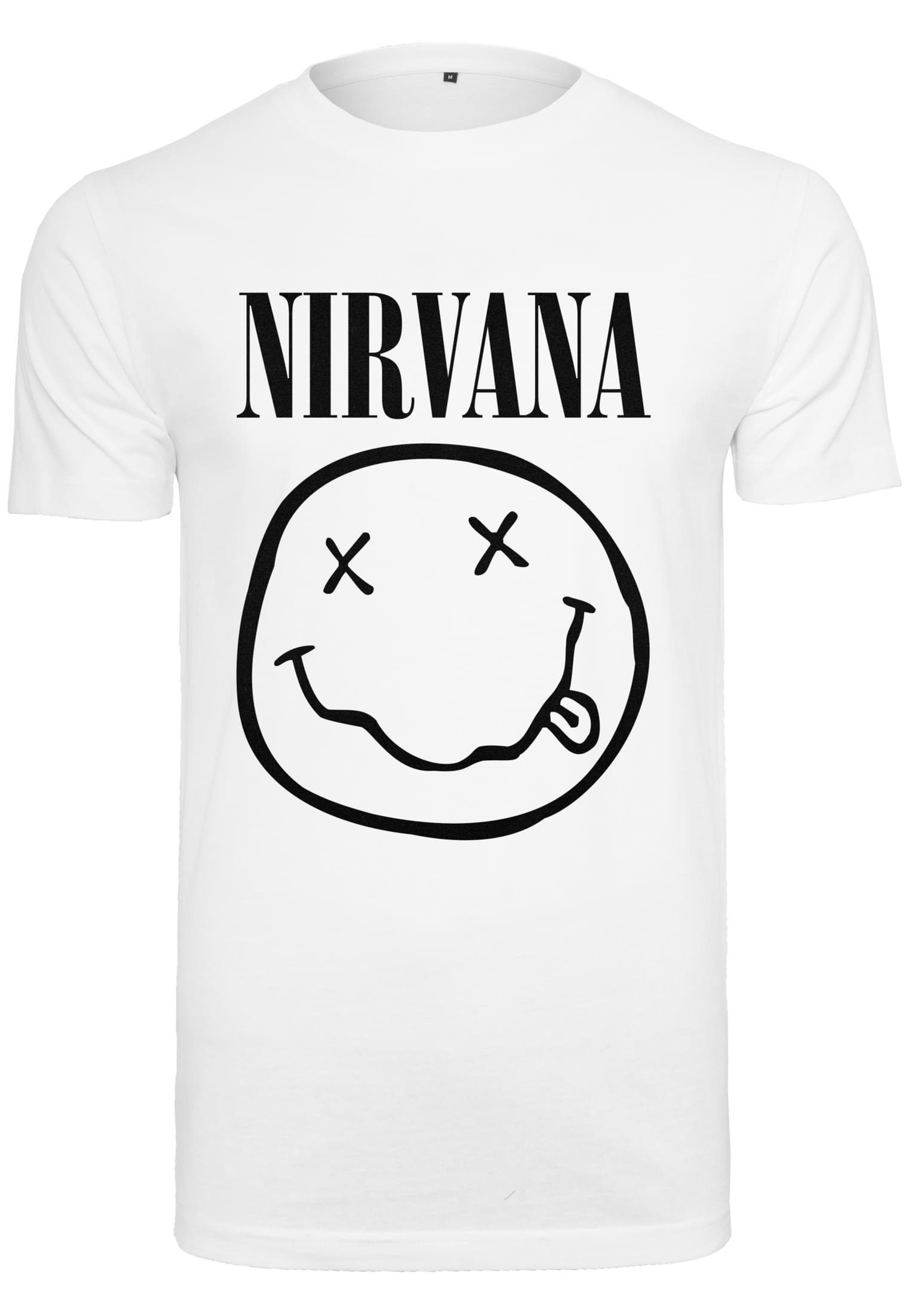 Merchcode T-Shirt Lithium white Herren Tee (1-tlg) Nirvana
