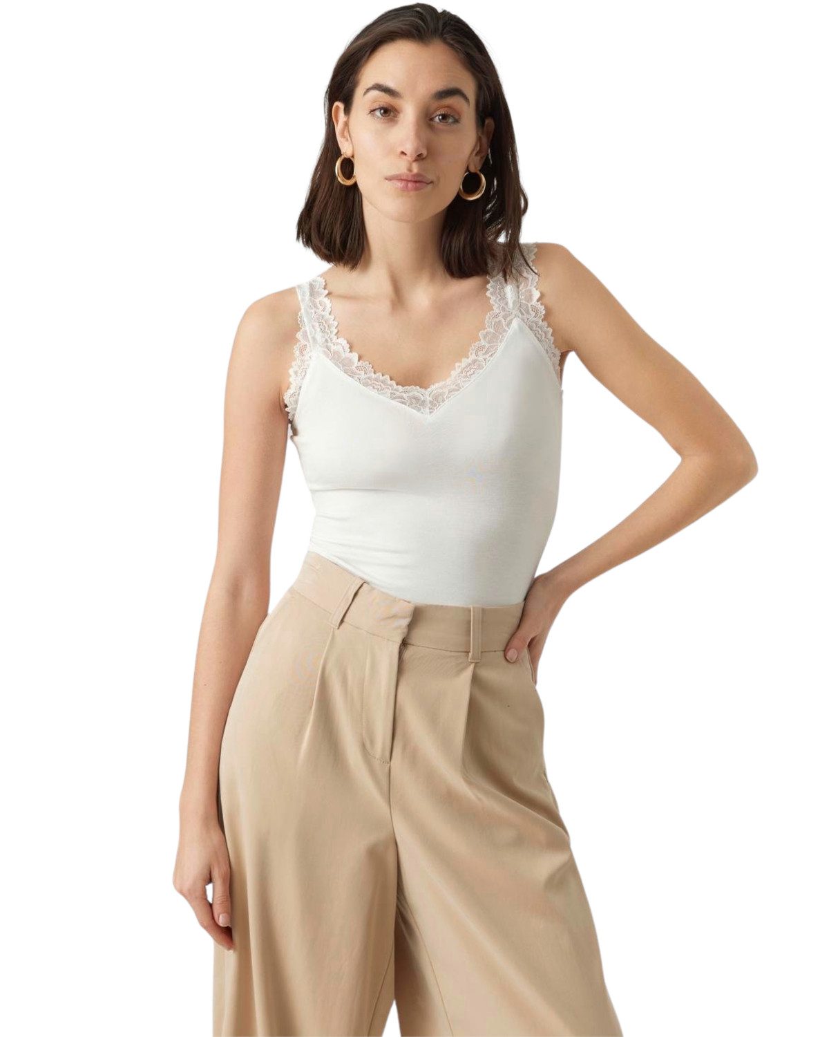 Vero Moda Spitzentop (Set, 2er-Pack) Basic günstig online kaufen