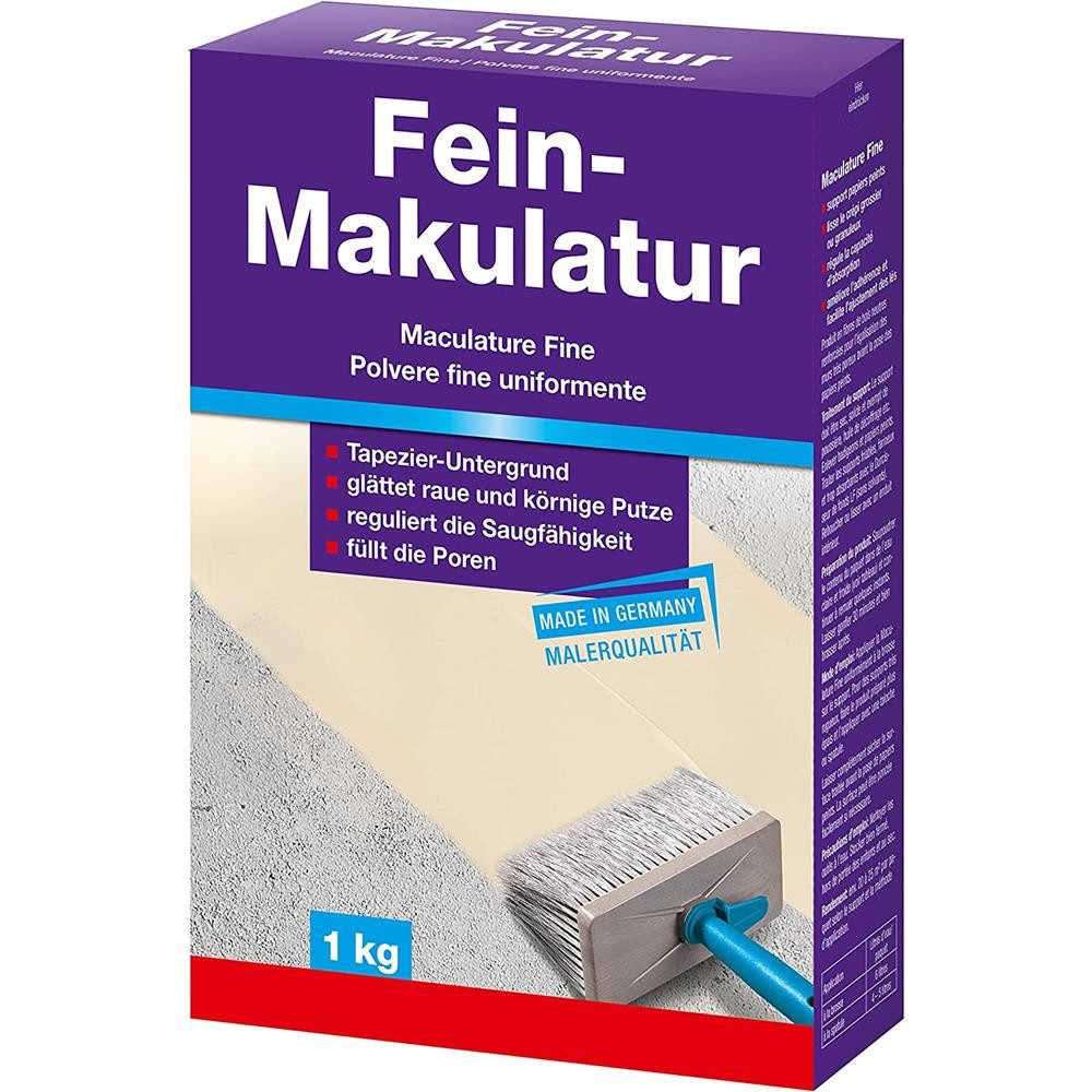 PUFAS Tapetenschutz Fein-Makulatur Tapezier-Untergrund, 1 kg günstig online kaufen