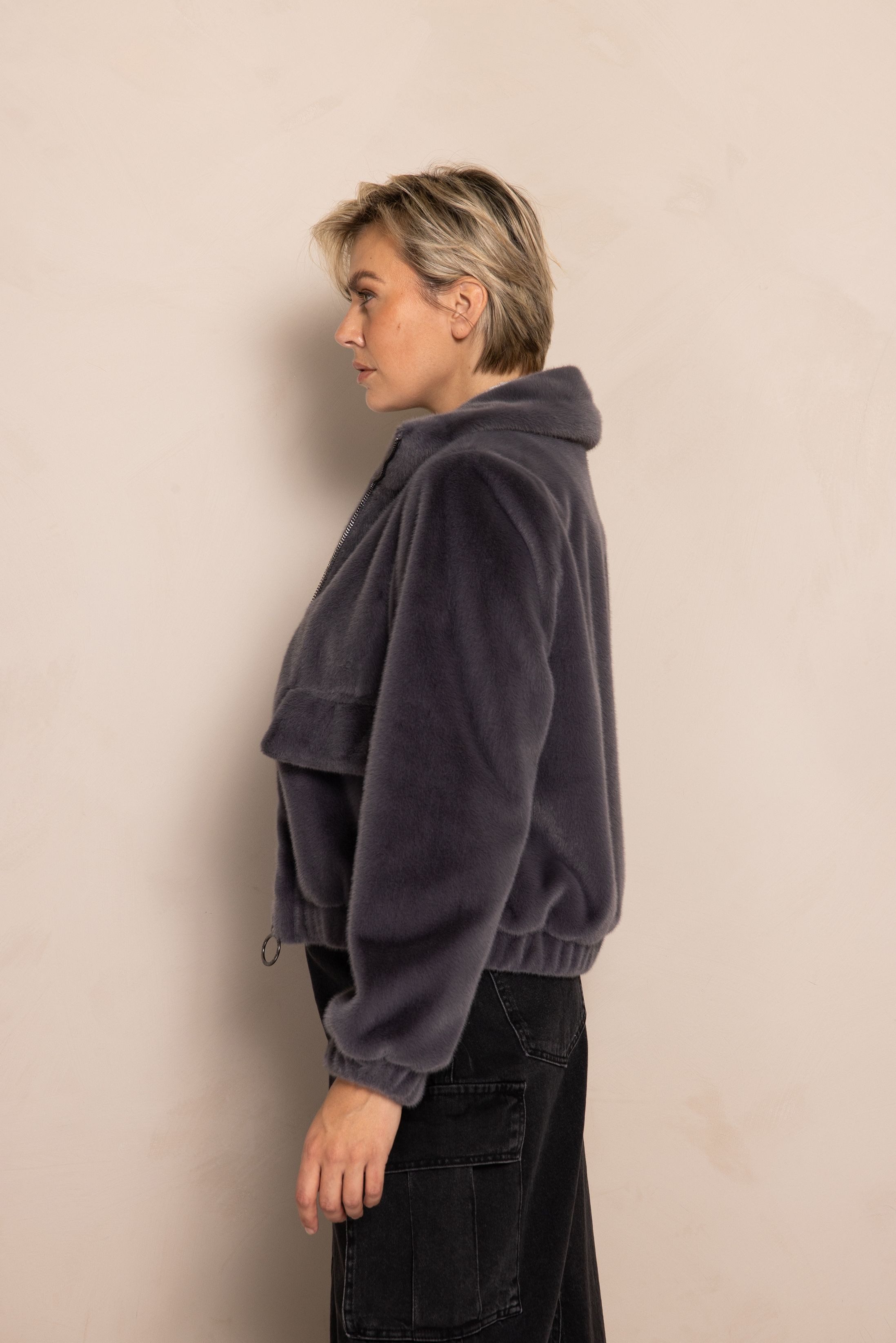 Zhrill Fellimitatjacke günstig online kaufen
