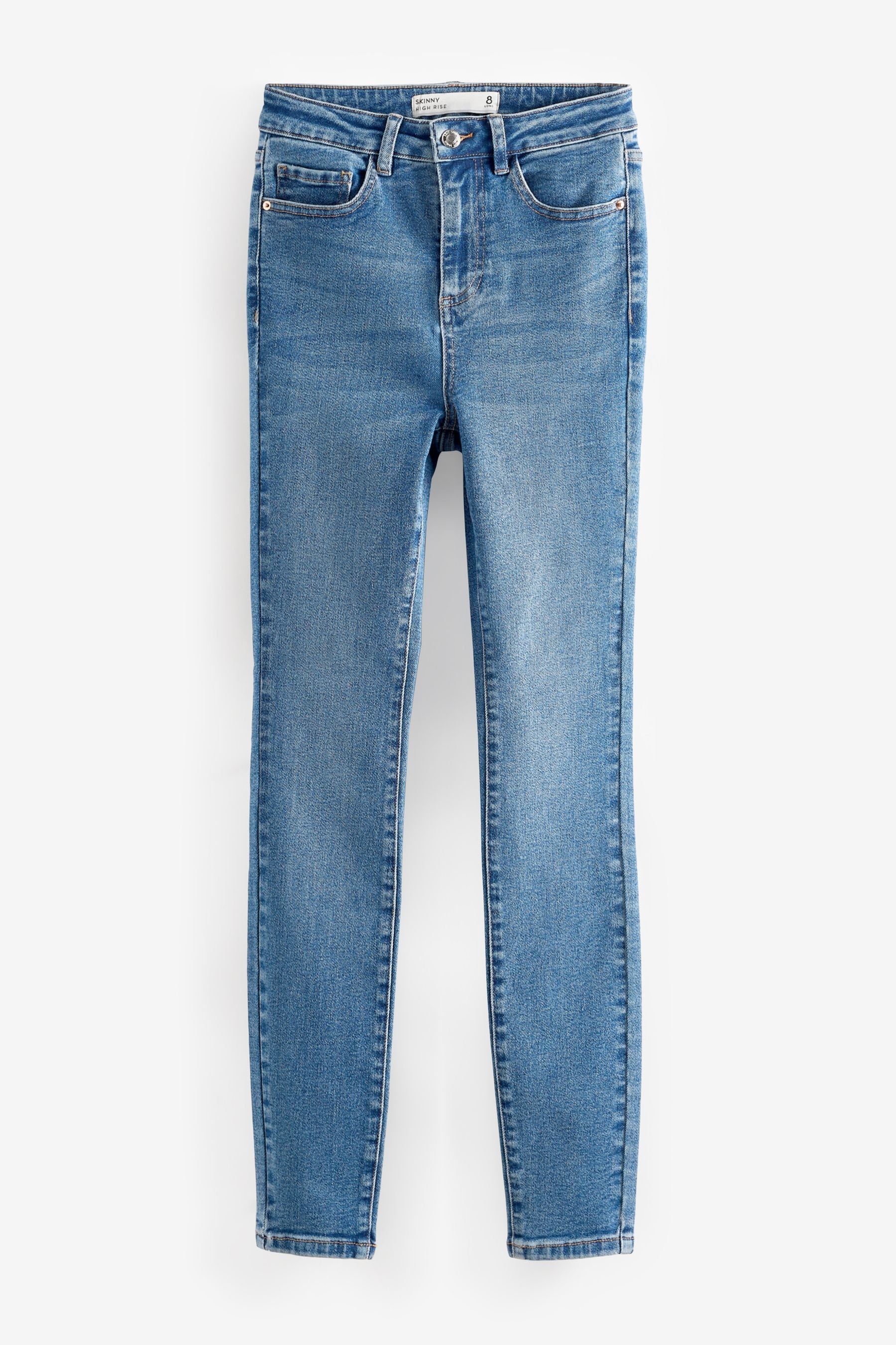 Next Skinny-fit-Jeans Superweiche Skinny Jeans mit hohem Bund (1-tlg)