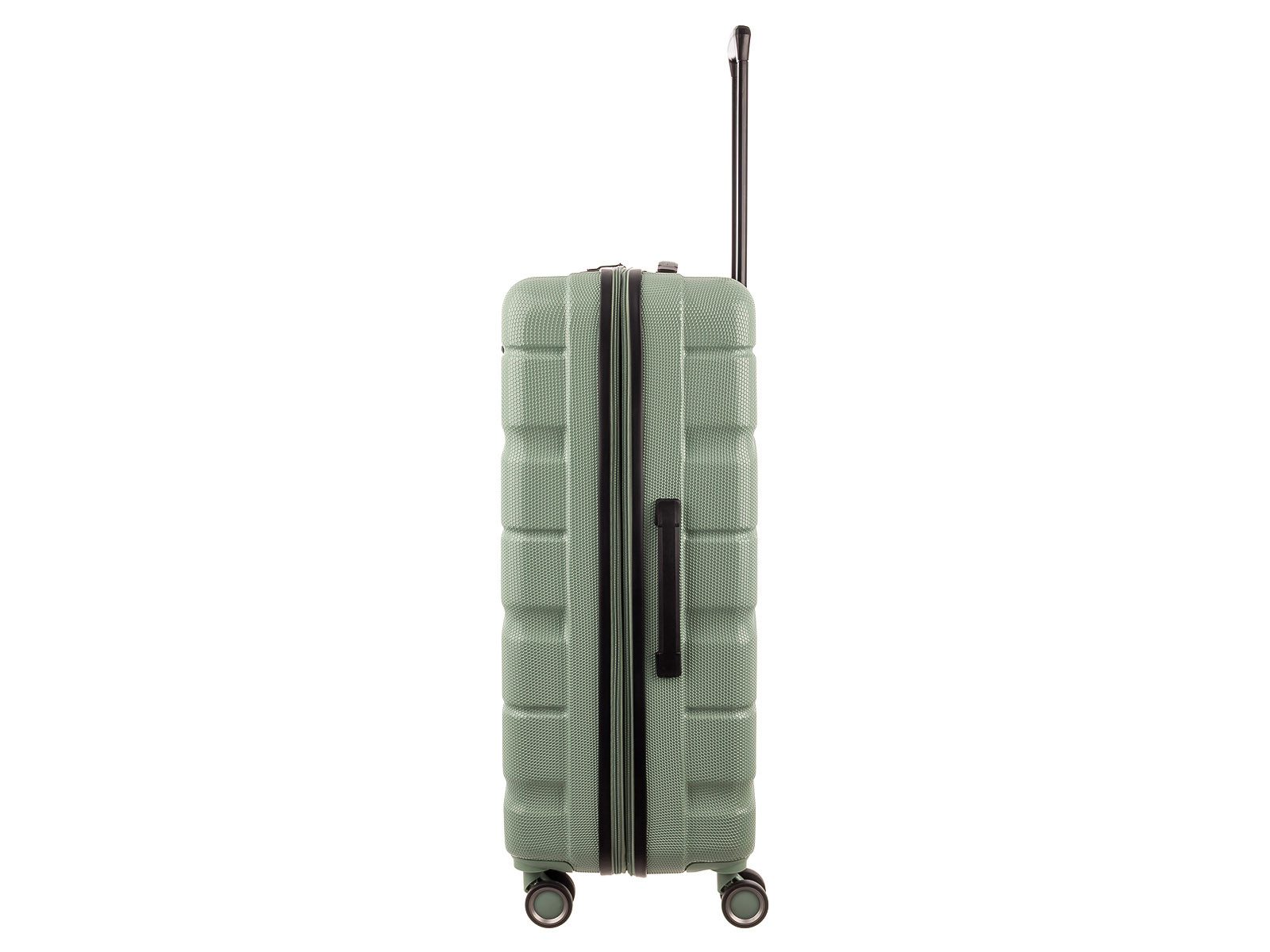 Franky Handgepäckkoffer ABS13 76er Trolley Hartschale, 4 Rollen, Dehnfalte