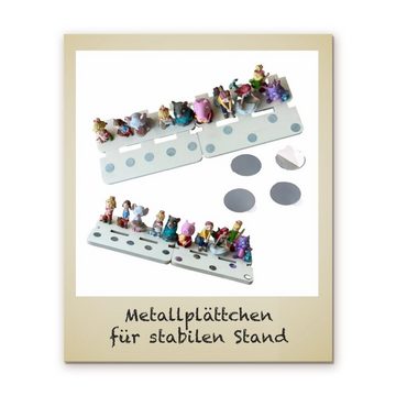 Farbklecks Collection ® Wandregal Regal für Musikbox - Frosch mit Seerose