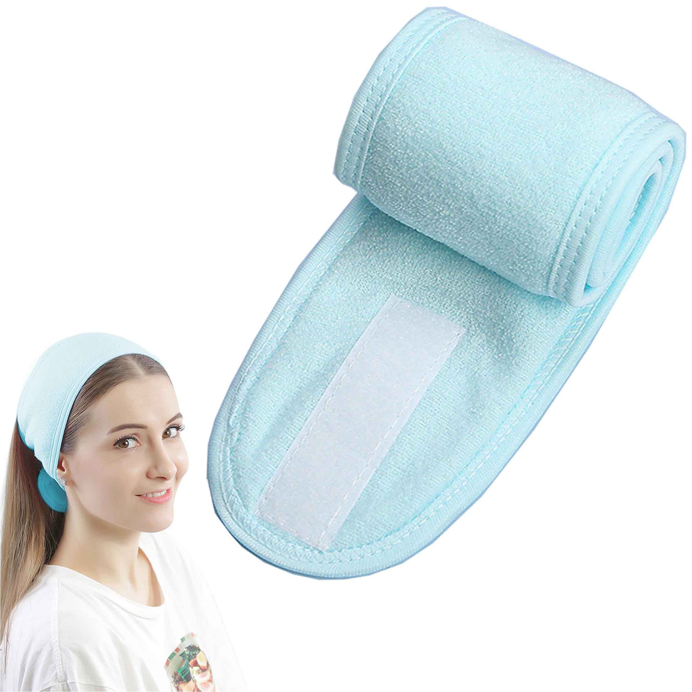 KINSI Haarstyling-Set Verstellbare Klett-Haarband, Make-up & Sport-Stirnband, für Hautpflege, 1-tlg., Atmungsaktiv, narbenfrei, für Sport & tägliche Nutzung