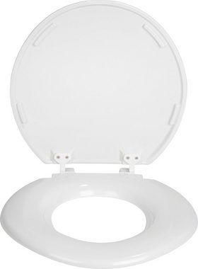 WENKO WC-Sitz Torino XXL, extra breit, belastbar mit bis zu 300 kg