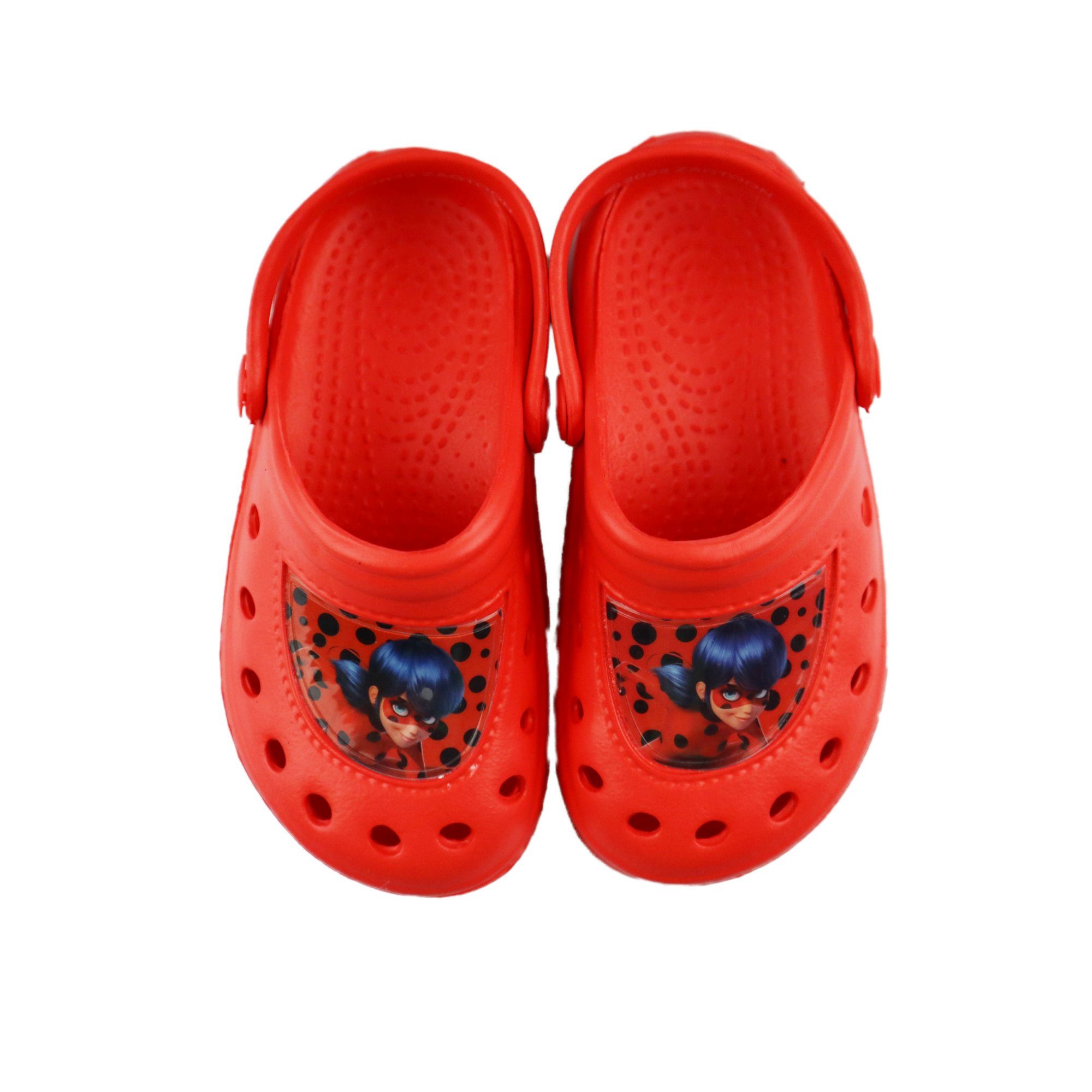 Miraculous - Ladybug Miraculous Ladybug Mädchen Kinder Clogs Clog Gr. 24 bis 31