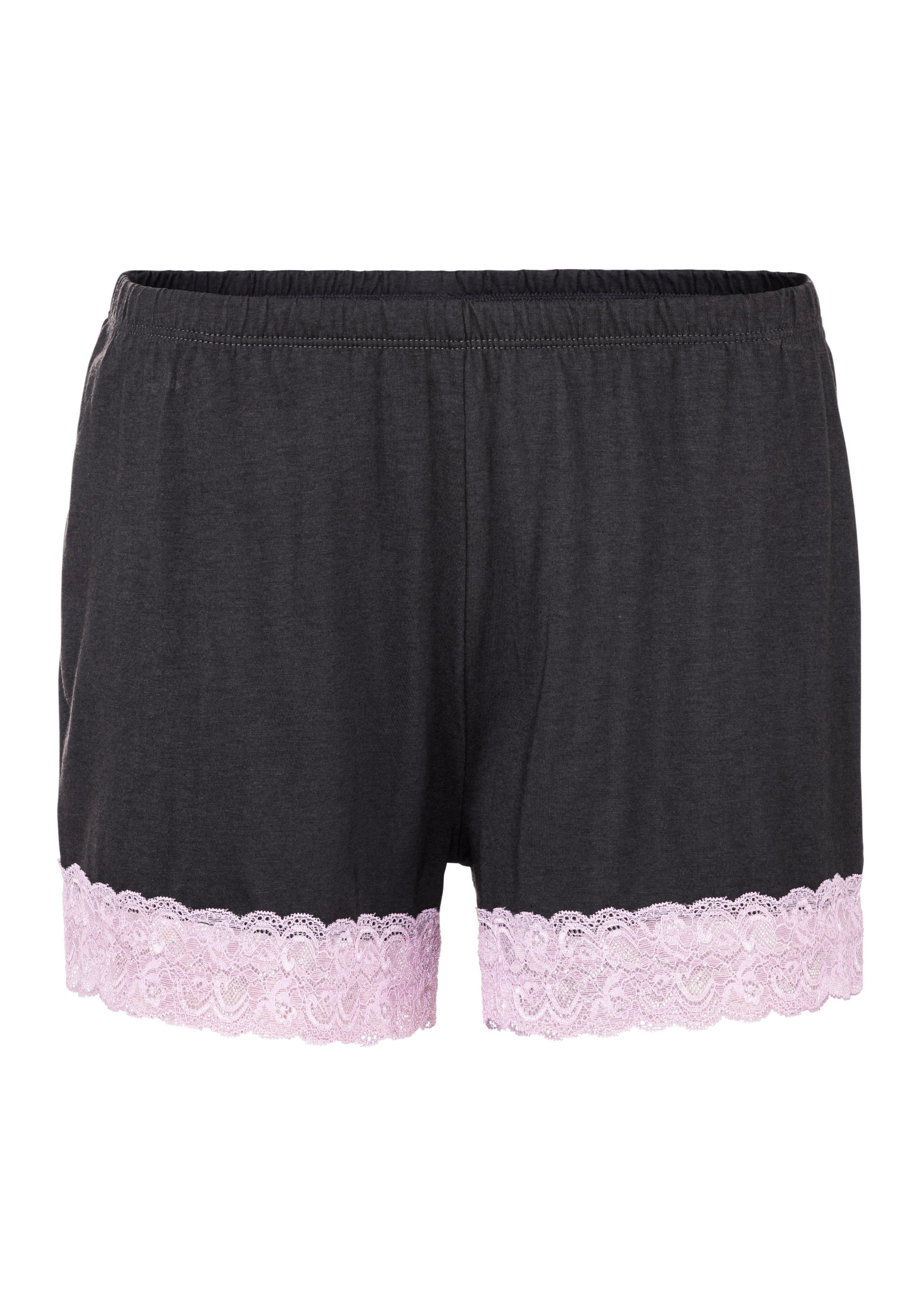 s.Oliver Shorty (Set, 2 tlg) mit schönen Spitzendetails