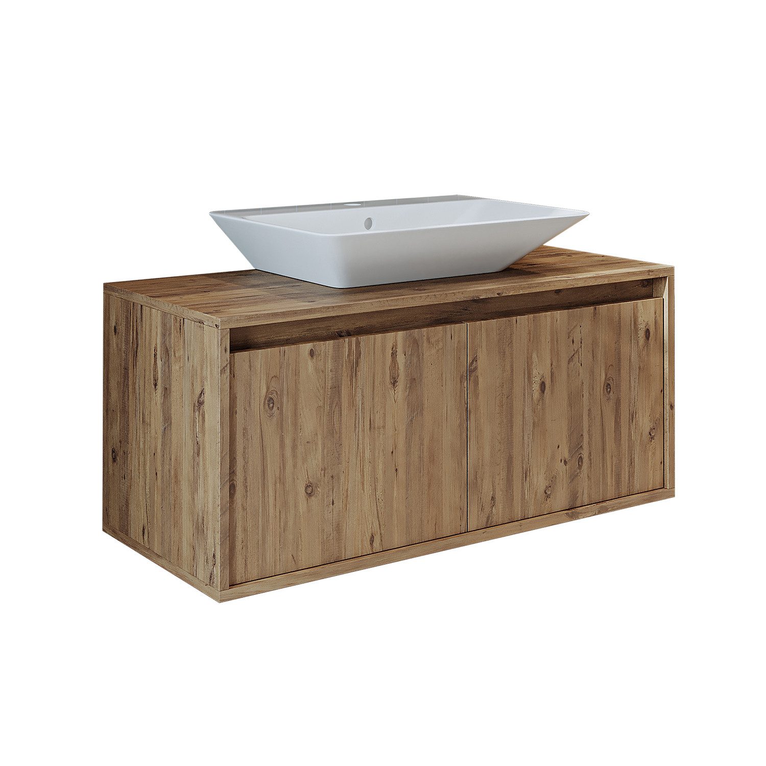 Roomart Badmöbel-Set, (Badezimmermöbel ATLANTIC 100cm in 5 Farben Unterschr günstig online kaufen