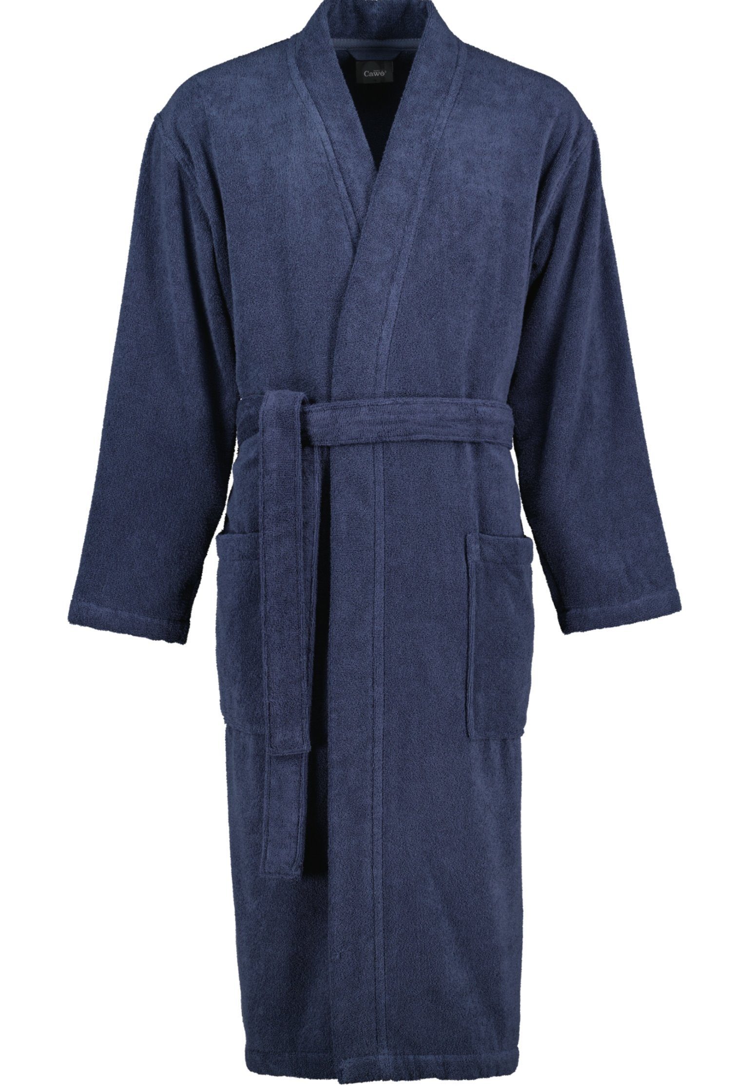 Kimono Uni Home 100% Zeitloses Herrenbademantel Frottier, Baumwolle, 828 Kimono, Cawö Uni-Design