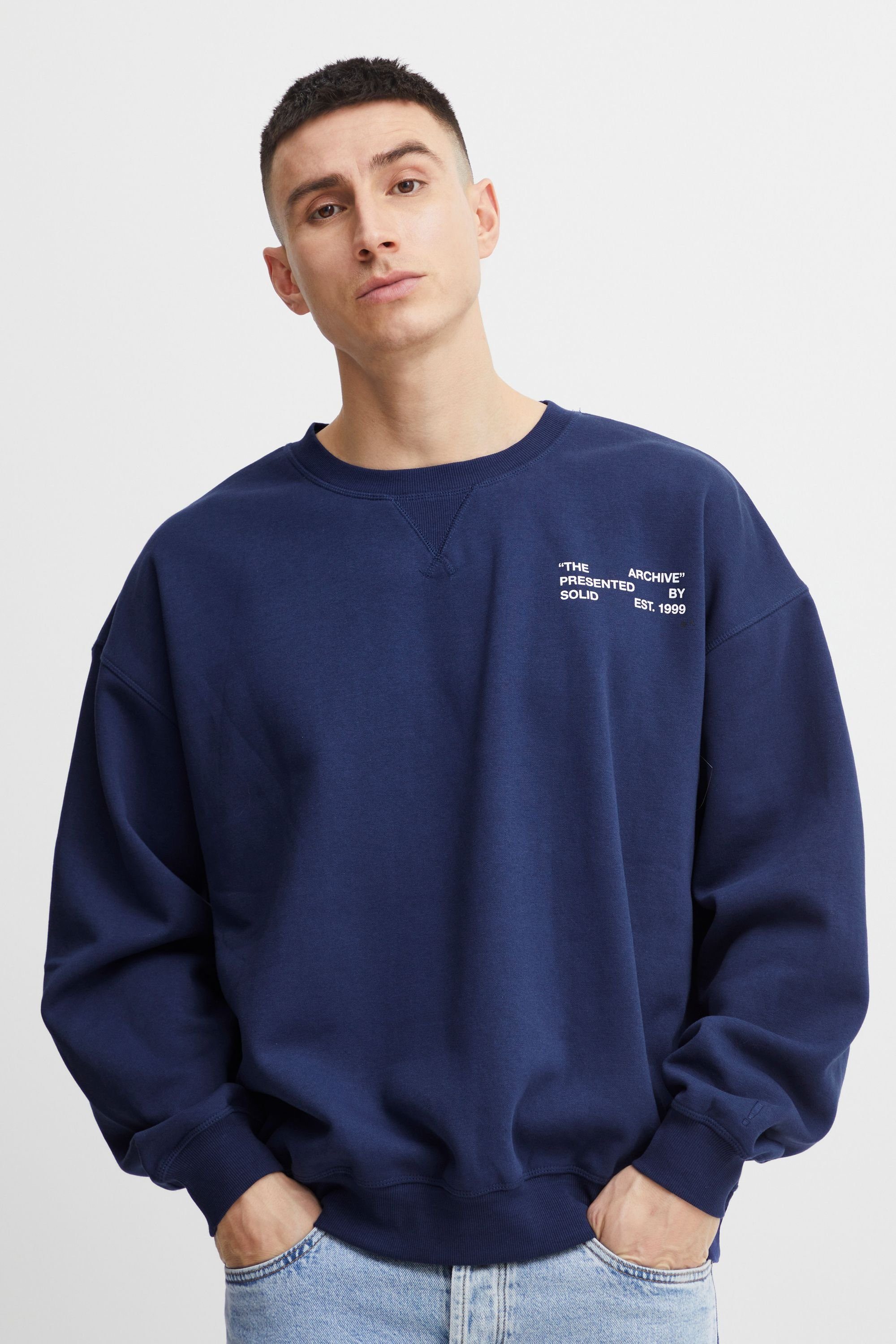 Solid Sweatshirt SDEdyn (193933) 21107642 Medieval - Blue