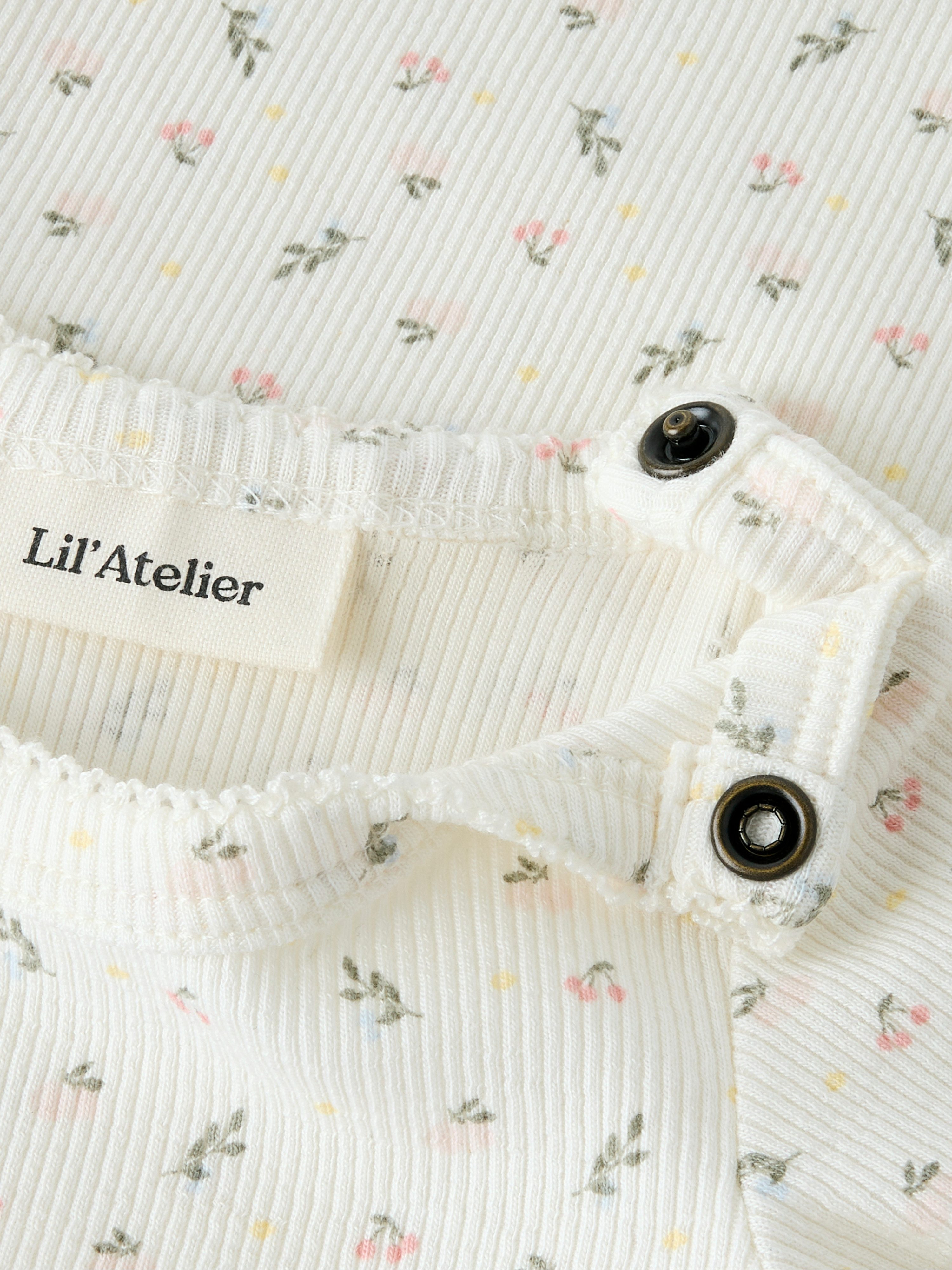 Lil' Atelier Kurzarmbody NBFGAGO SS SLIM BODY LIL NOOS Baumwollmischung, Druck, Kurzarm – Bild 4 von 4