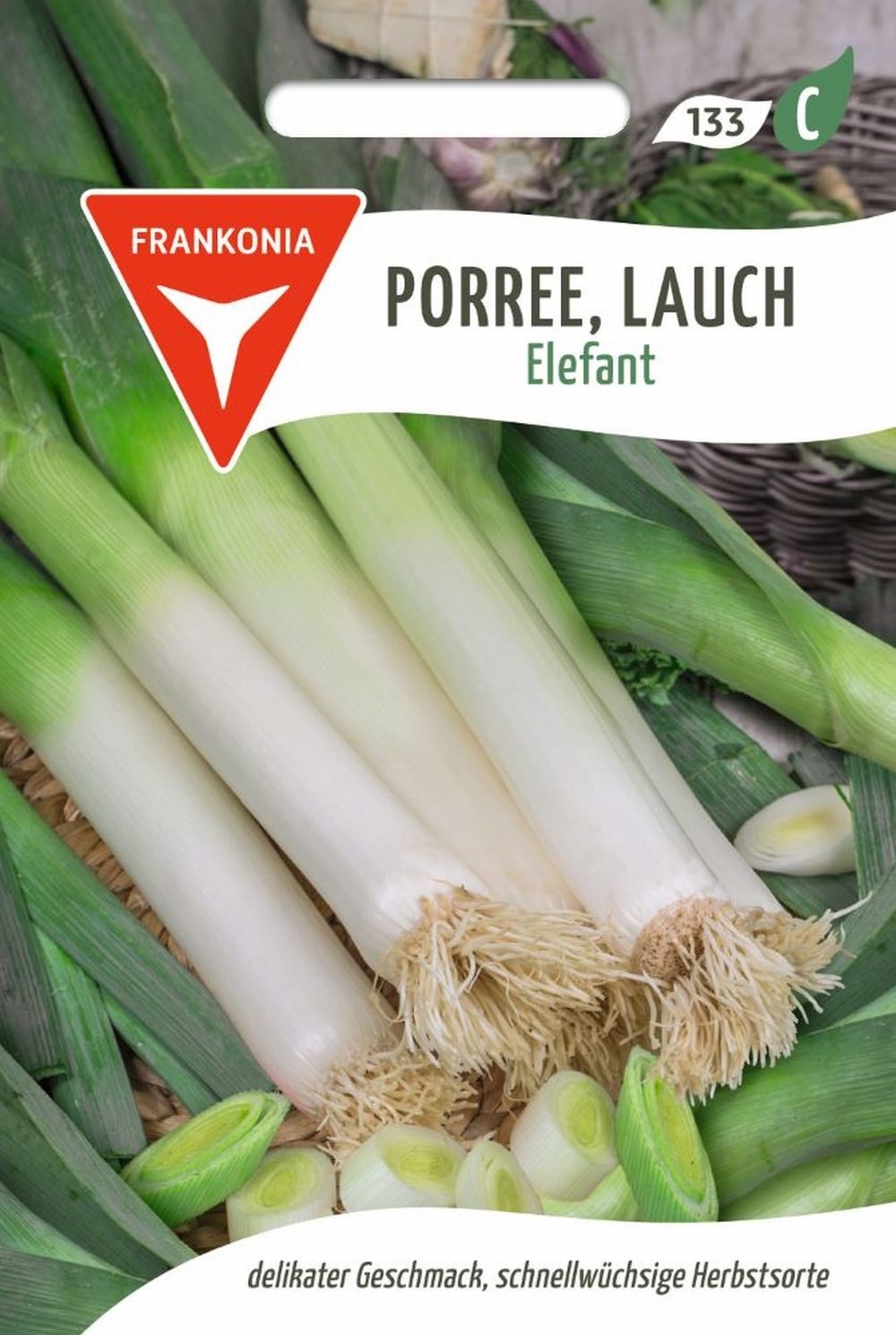 FRANKONIA Gemüsesamen Porree - Lauch, Elefant - Porree-Samen Saatgut Samen, Allium porrum