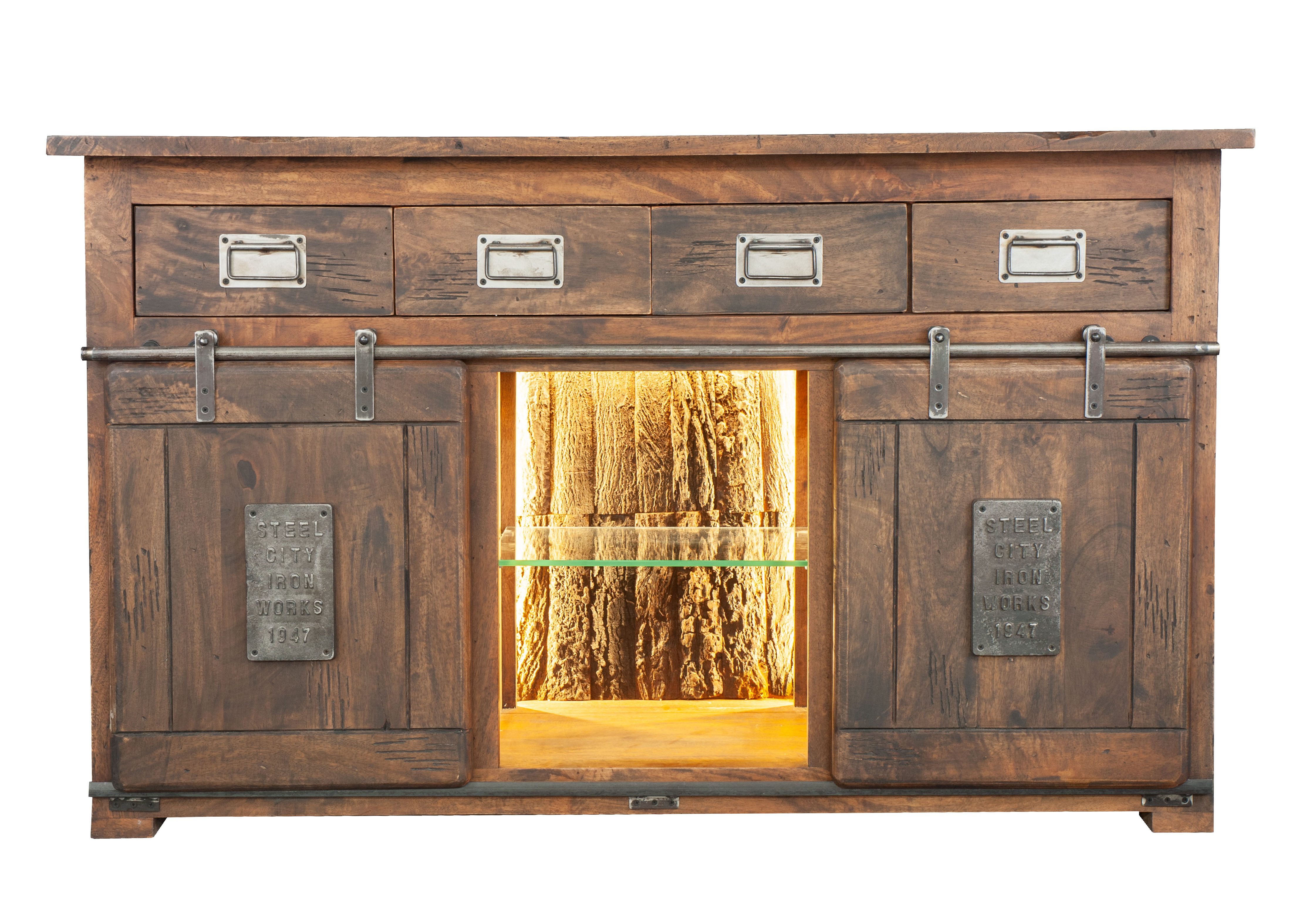 Woodroom Sideboard Pali (Mango massiv gewachst günstig online kaufen
