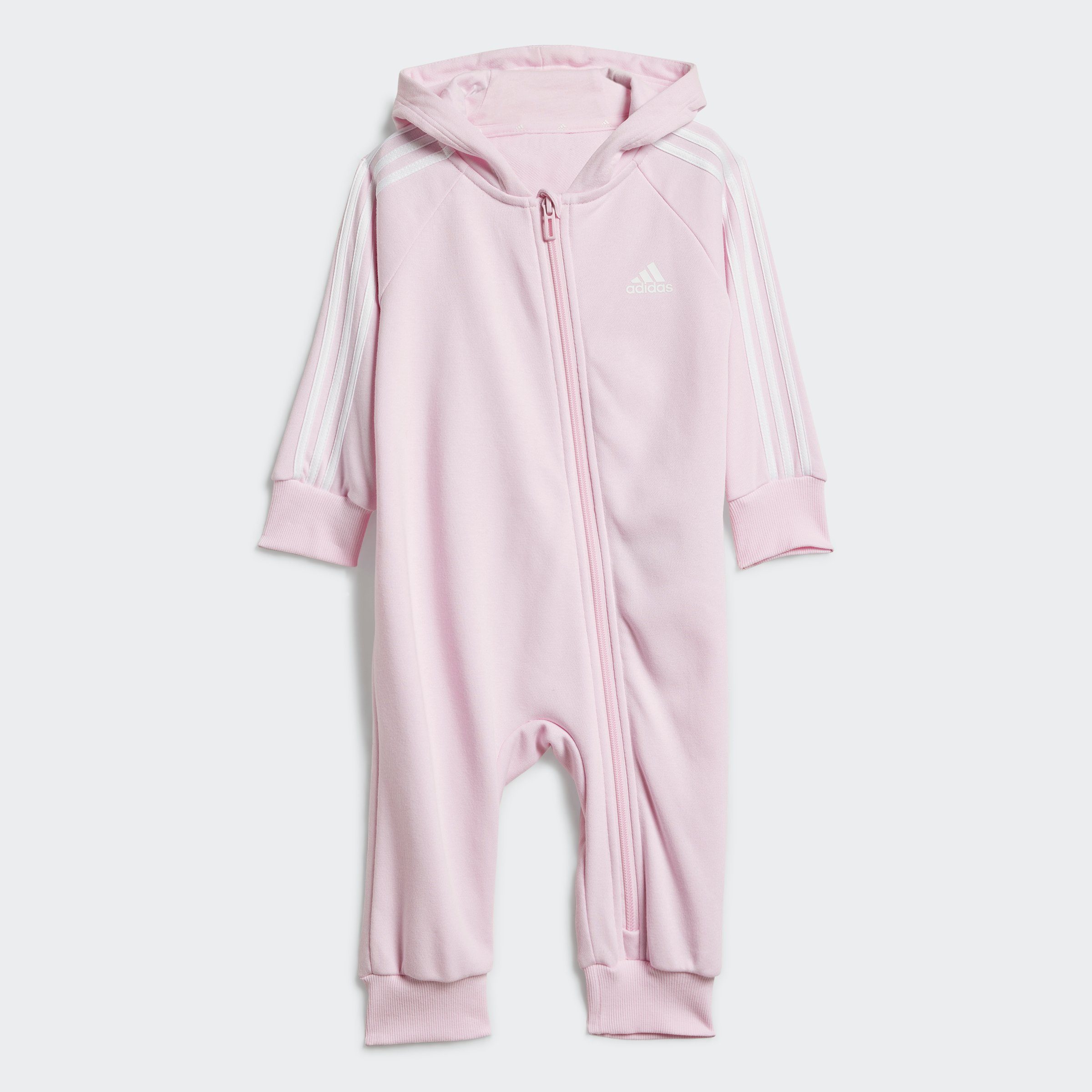 adidas Sportswear Overall I 3S FT ONESIE Clear Pink / White