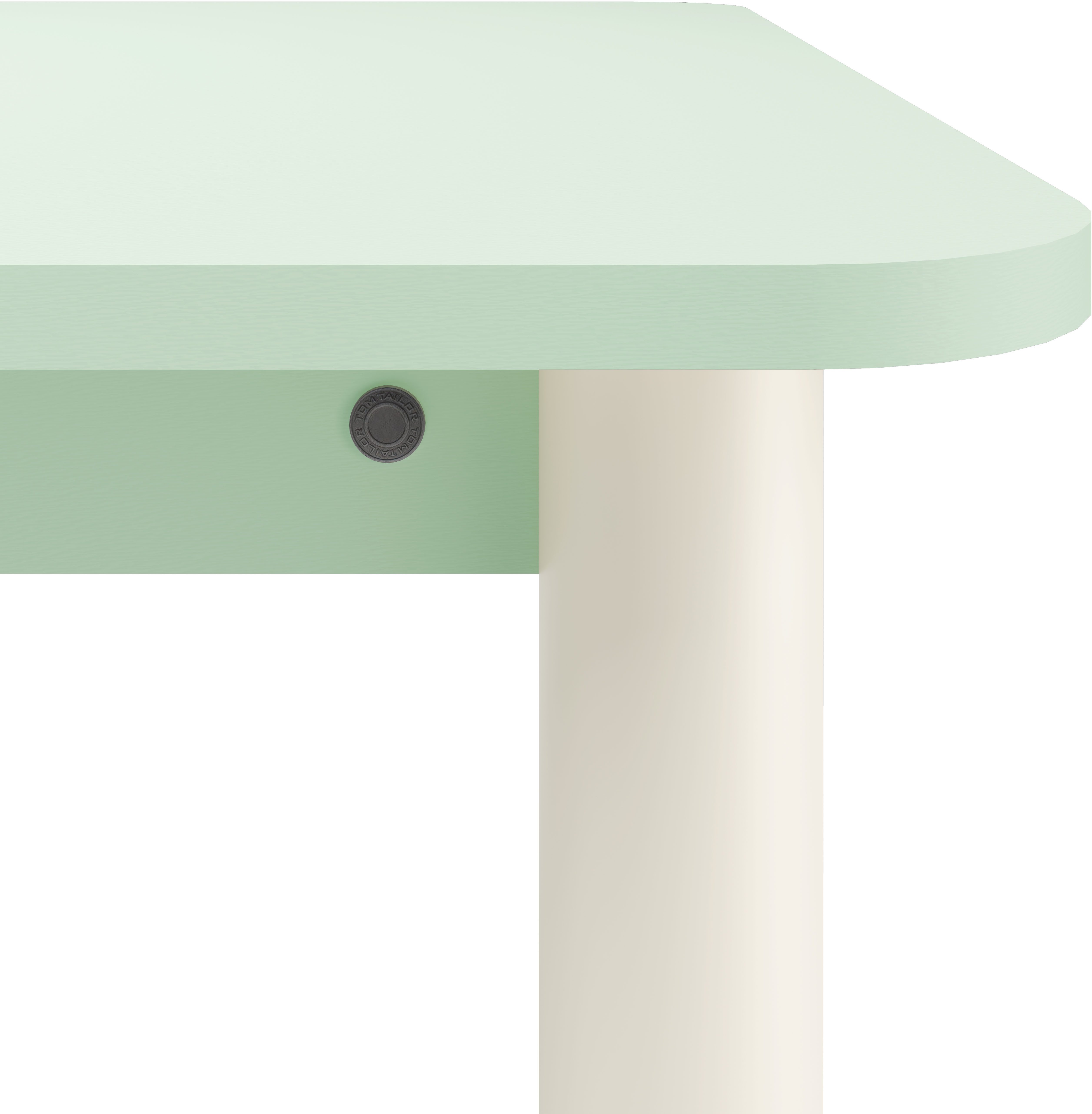 TOM TAILOR HOME Esstisch COLOR TABLE (1-St), Esstisch, 4-Fuß, 3 Größen, 3 Dekorfarben, 4 Fußfarben, ABS-Kante