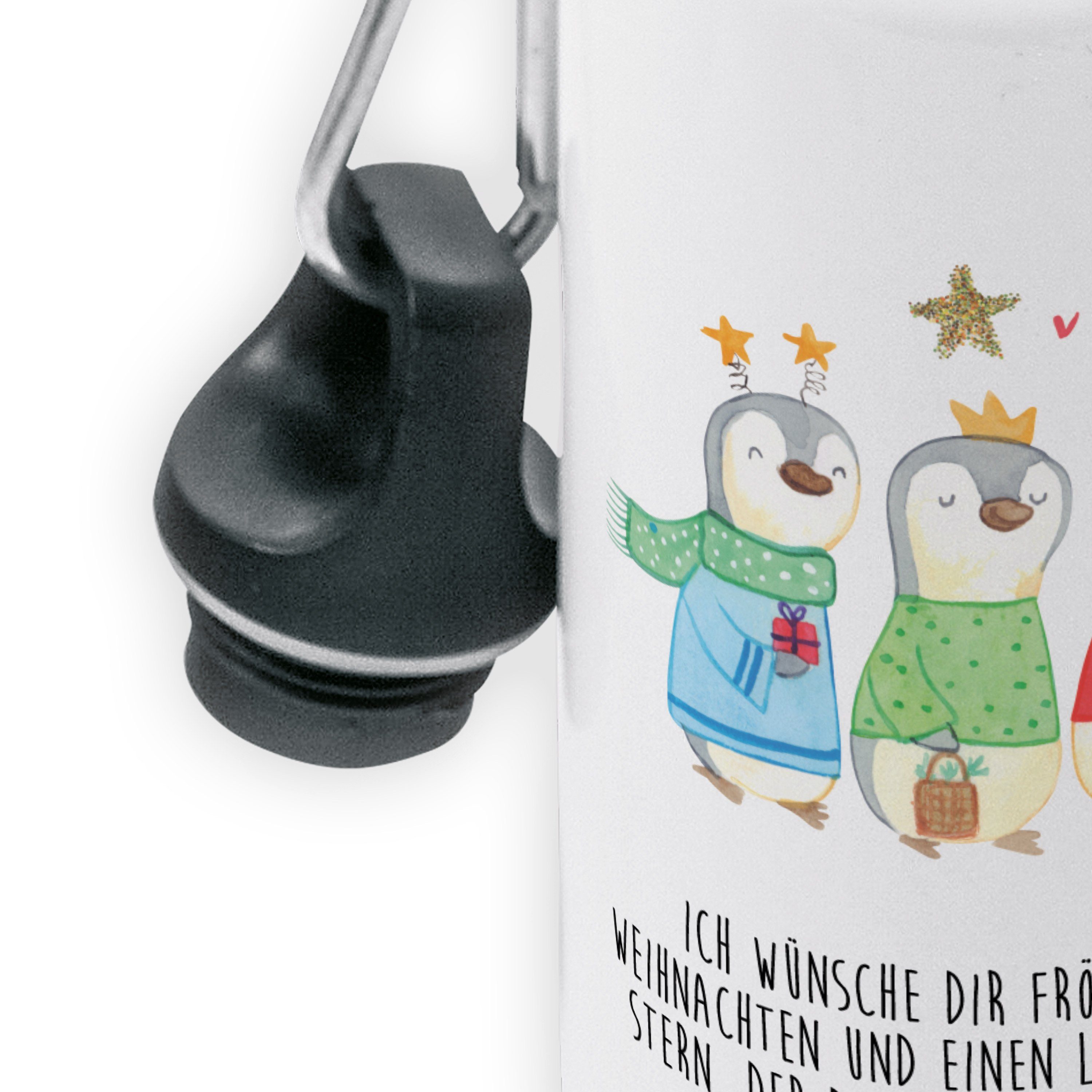 Trinkflasche - Kinder - Panda Heilige Weiß drei Winterzeit Mrs. Geschenk, & Heiligabend, Mr. Könige