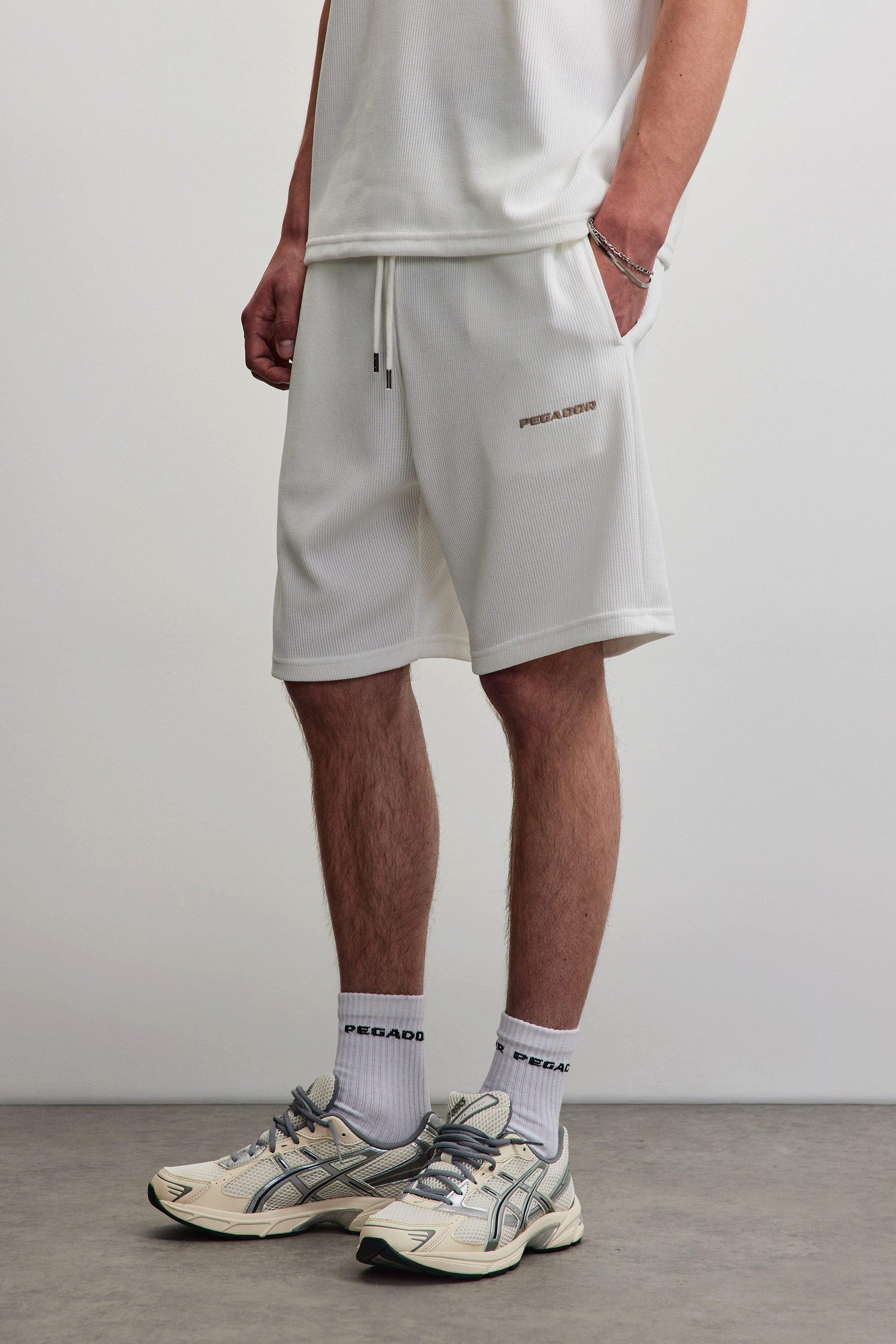 PEGADOR Sweatshorts LAGOS SOFT RIB SHORTS
