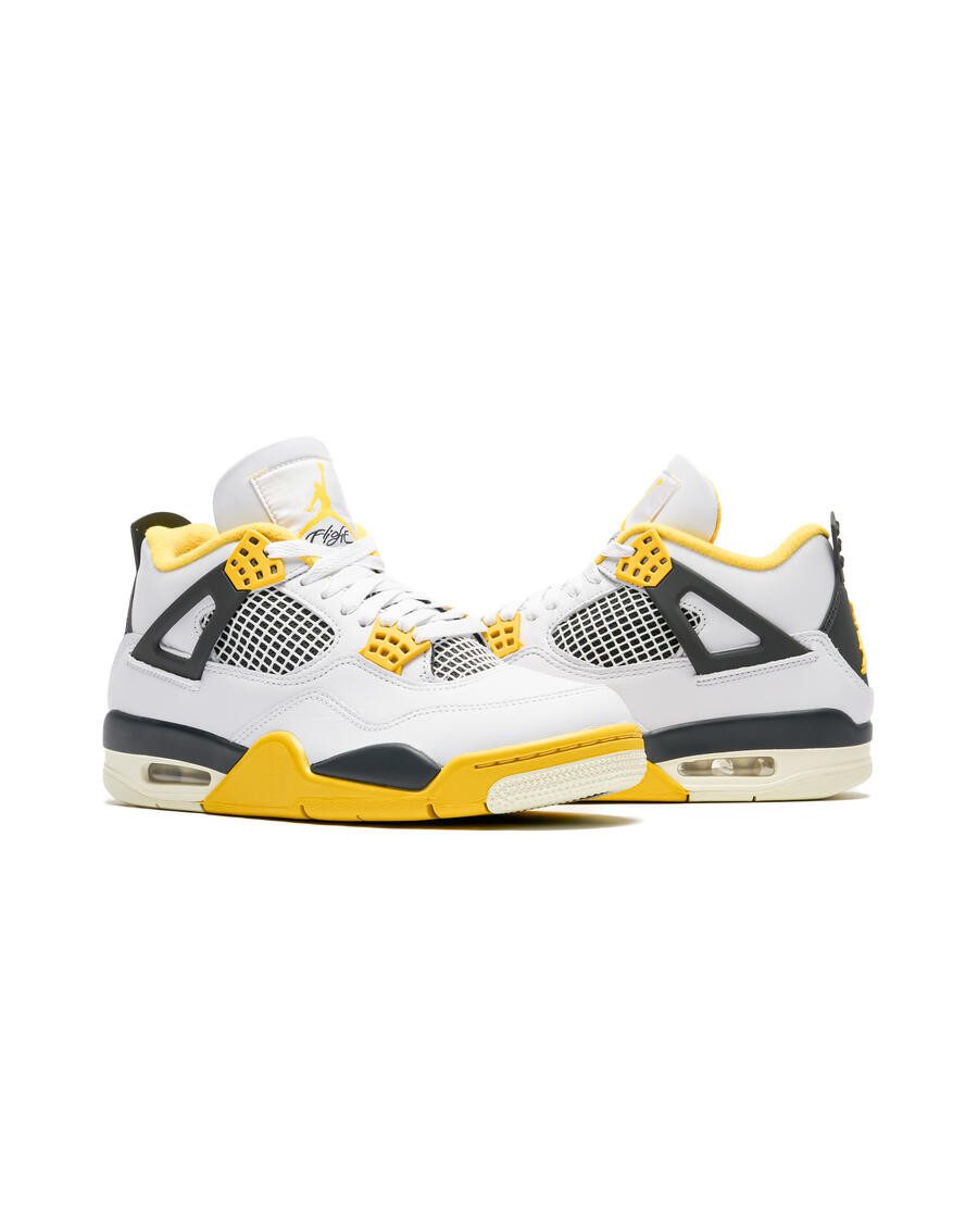 Sneakers Nike Air Jordan 4 Retro White Vivid Sulfur Damen Sneaker limitierte Auflage
