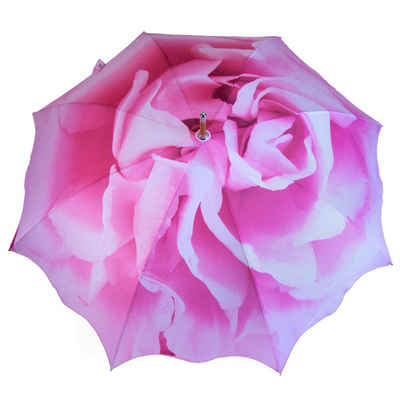 ROSEMARIE SCHULZ Heidelberg Stockregenschirm Stockschirm Motiv Rose Regenschirm für Damen