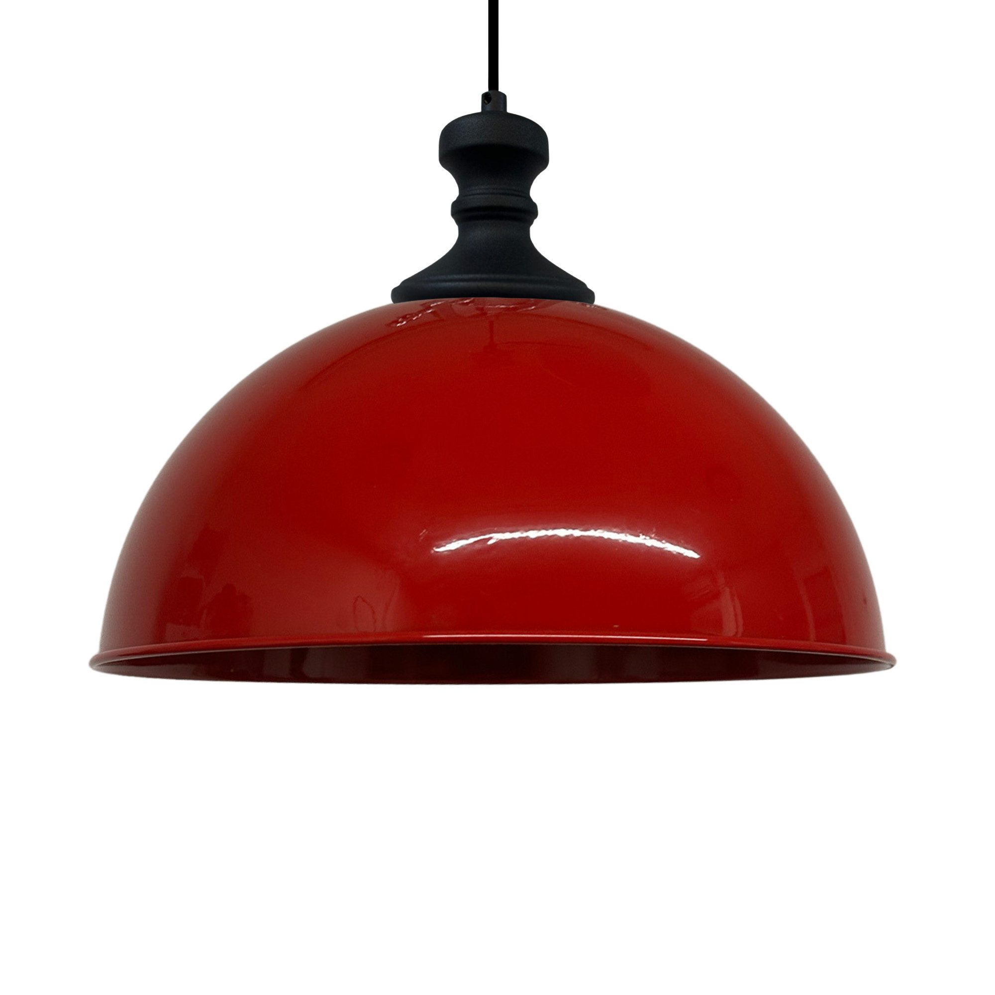 Bamyum Pendelleuchte Pendelleuchte Industrielle Metall Groß 40 cm, Pendellampe, Küchenlampe, ohne Leuchtmittel