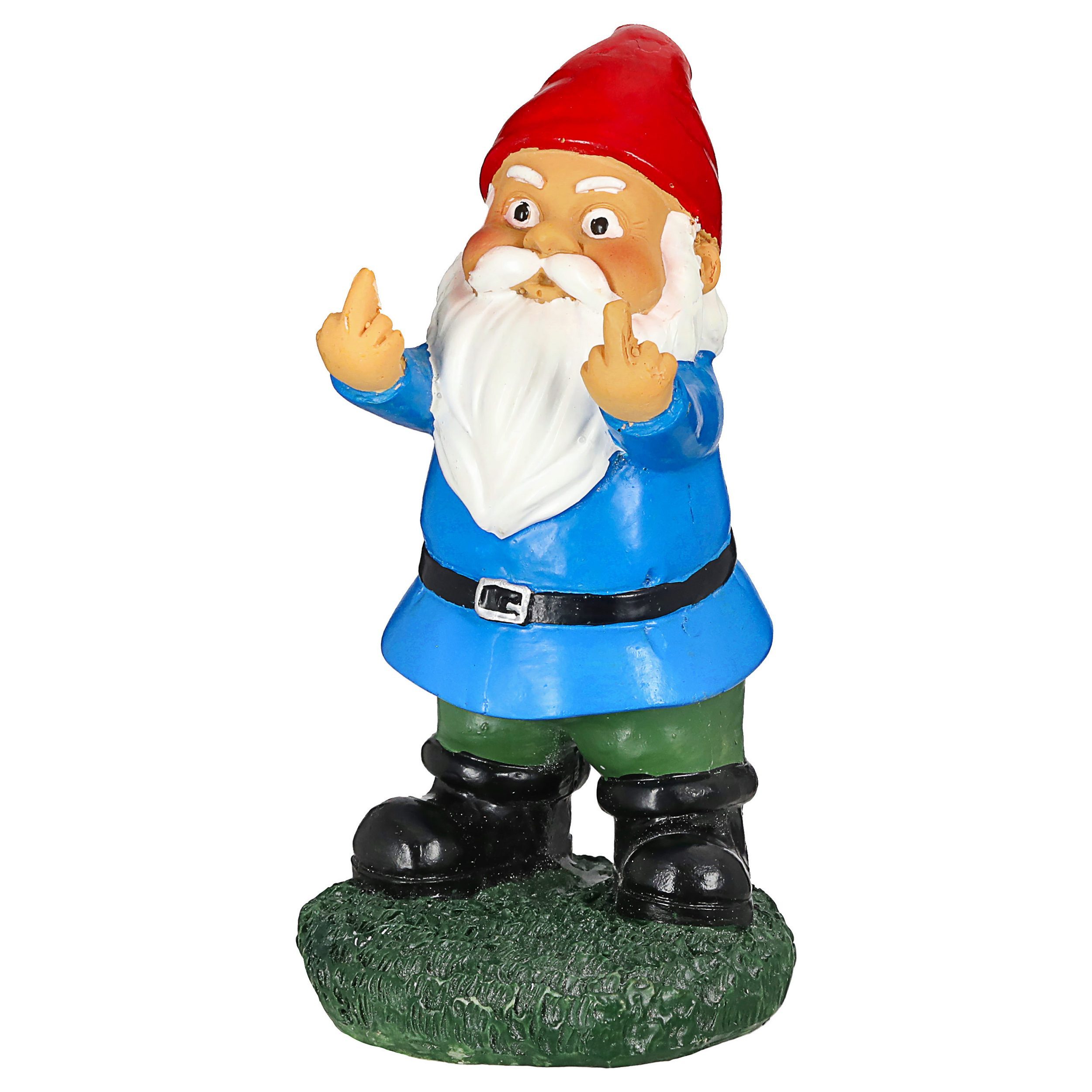 CEPEWA Gartenzwerg Gartenzwerg Gartenzwerg Mittelfinger 7x15x7cm günstig online kaufen