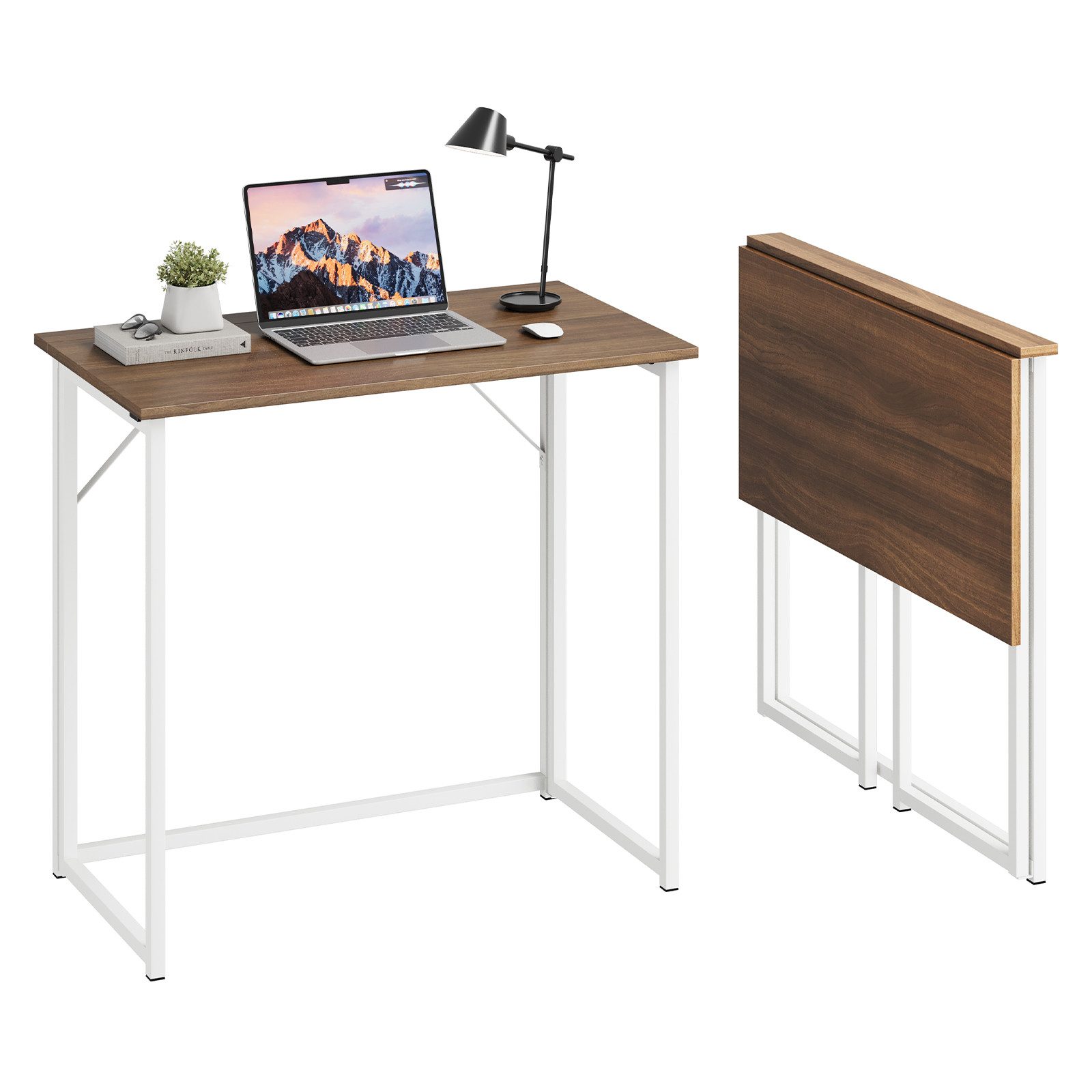 NAIMP Klapptisch Schreibtisch faltbar Computertisch PC Tisch Bürotisch für günstig online kaufen