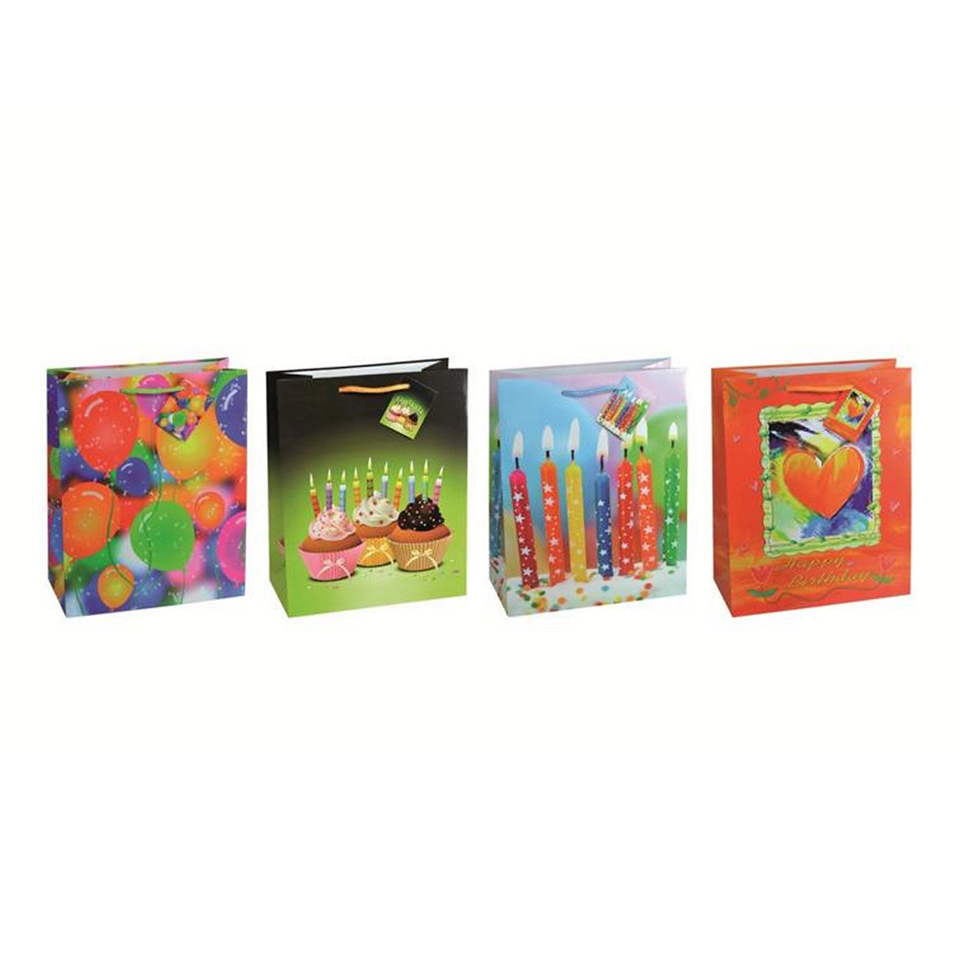 Aufbewahrungsbox 12 Geschenktaschen / Geschenkbeutel / Geschenktüten / Maße: 227x180x1
