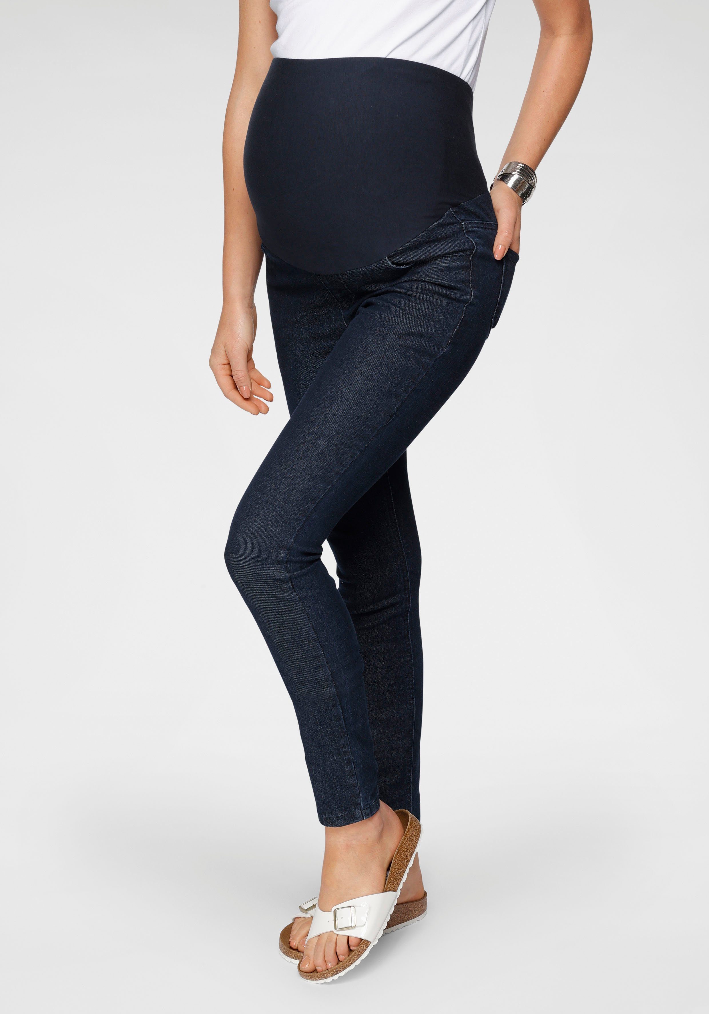 Umstandsjeans Stretch-Jeans für Schwangerschaft und Stillzeit