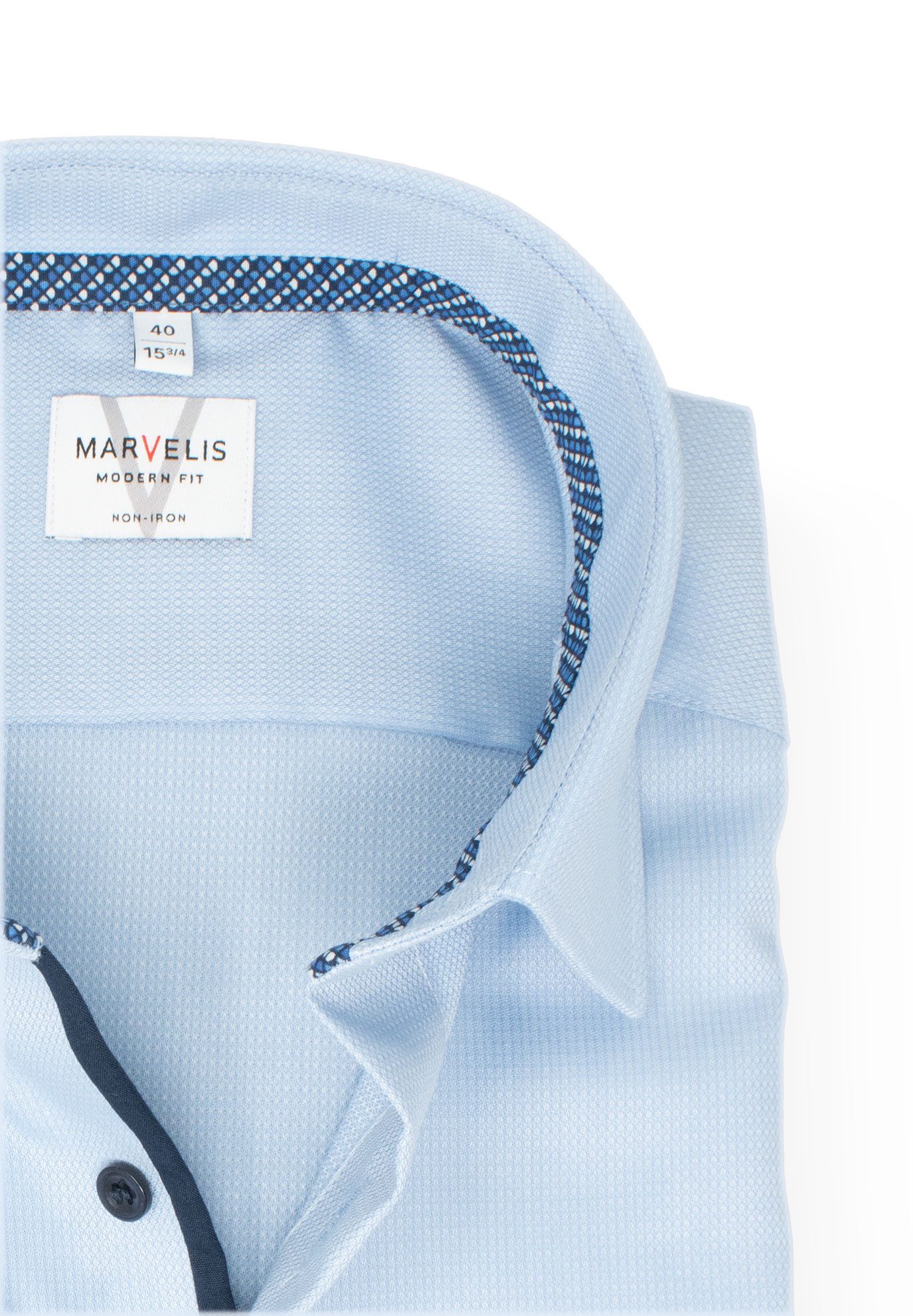 MARVELIS Businesshemd Modern Fit normale, leicht günstig online kaufen