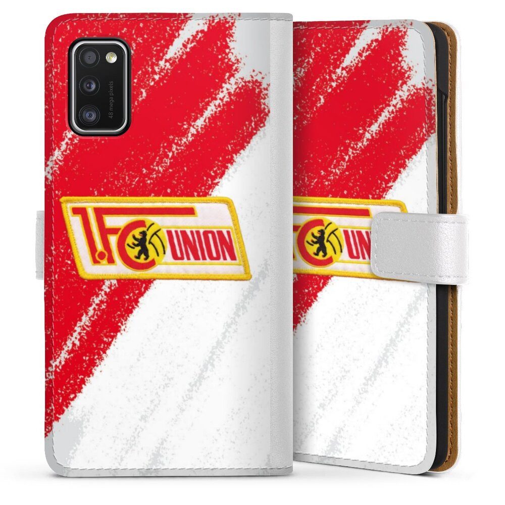 DeinDesign Handyhülle Offizielles Lizenzprodukt 1. FC Union Berlin Logo, Samsung Galaxy A41 Hülle Handy Flip Case Wallet Cover