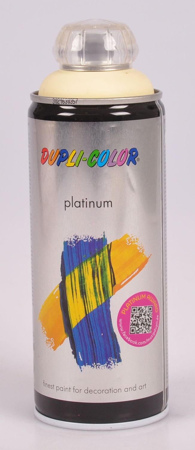 Dupli-Color Vollton- und Abtönfarbe Dupli-Color Platinum Acryl Speziallack 400ml Lackspray matt glänzend F