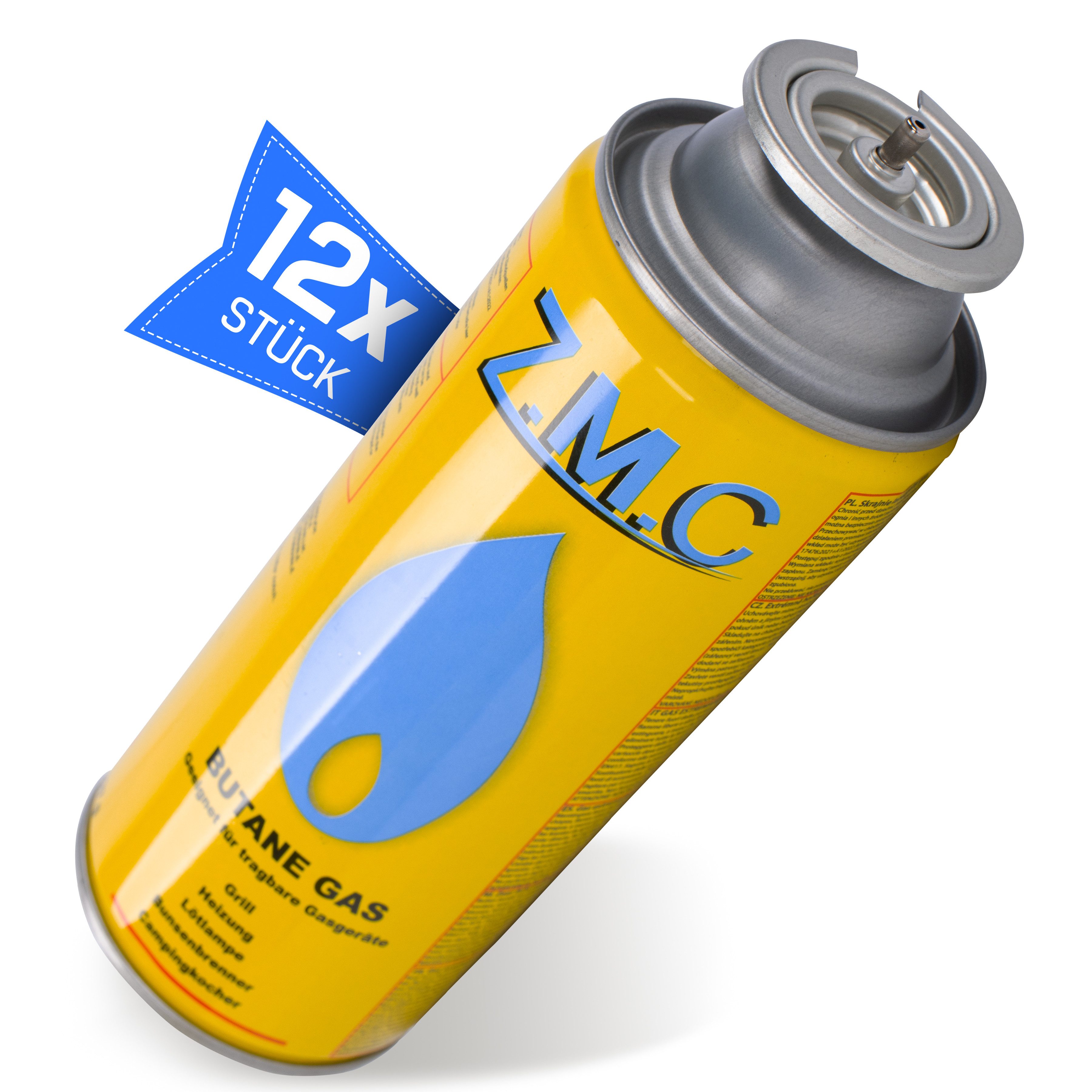 ZMC Gaskartusche Butan Gas Kartusche 227g Butangas Bajonett-Anschluss Gaska günstig online kaufen