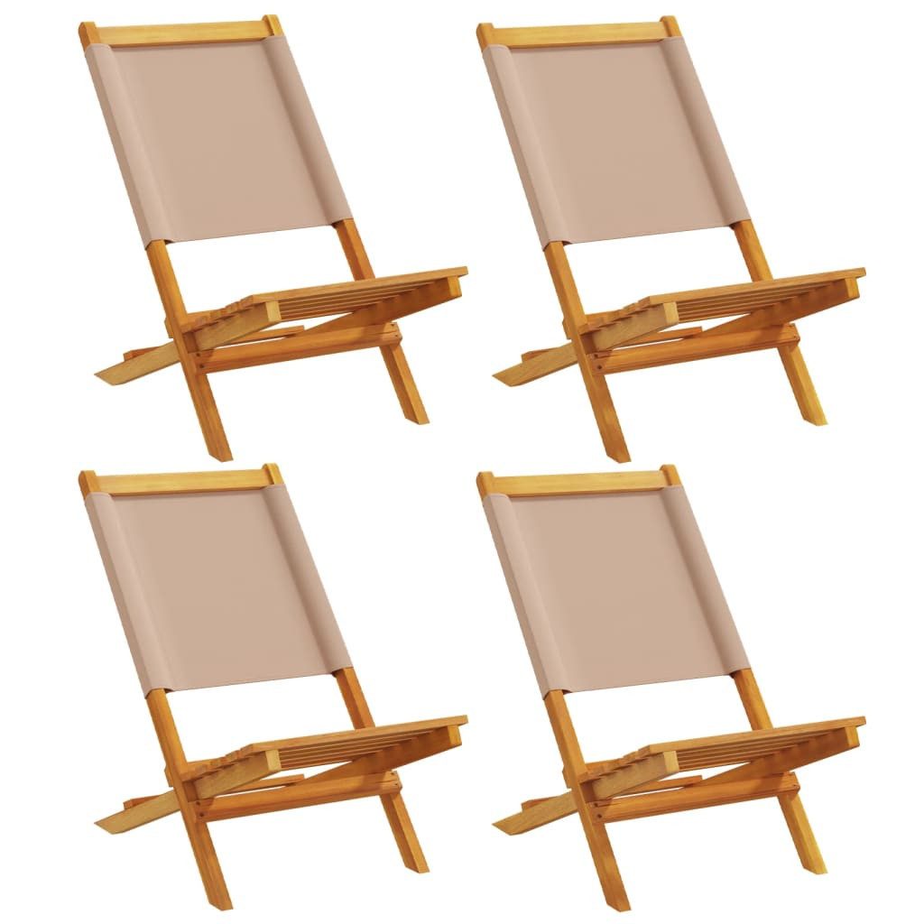 vidaXL Gartenstuhl Gartenstühle 4 Stk. Klappbar günstig online kaufen