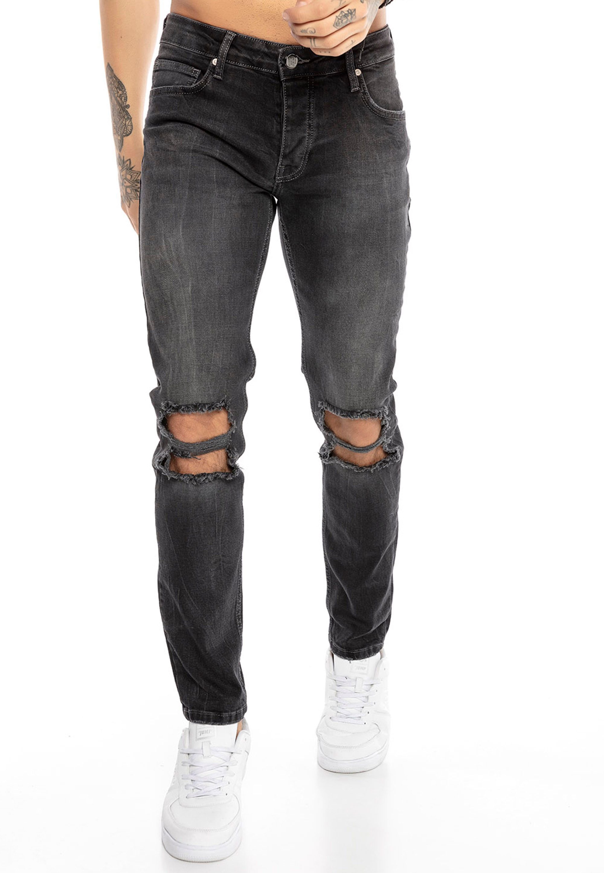RedBridge Destroyed-Jeans Slim fit - Modischer Denim Style für Freizeit und günstig online kaufen