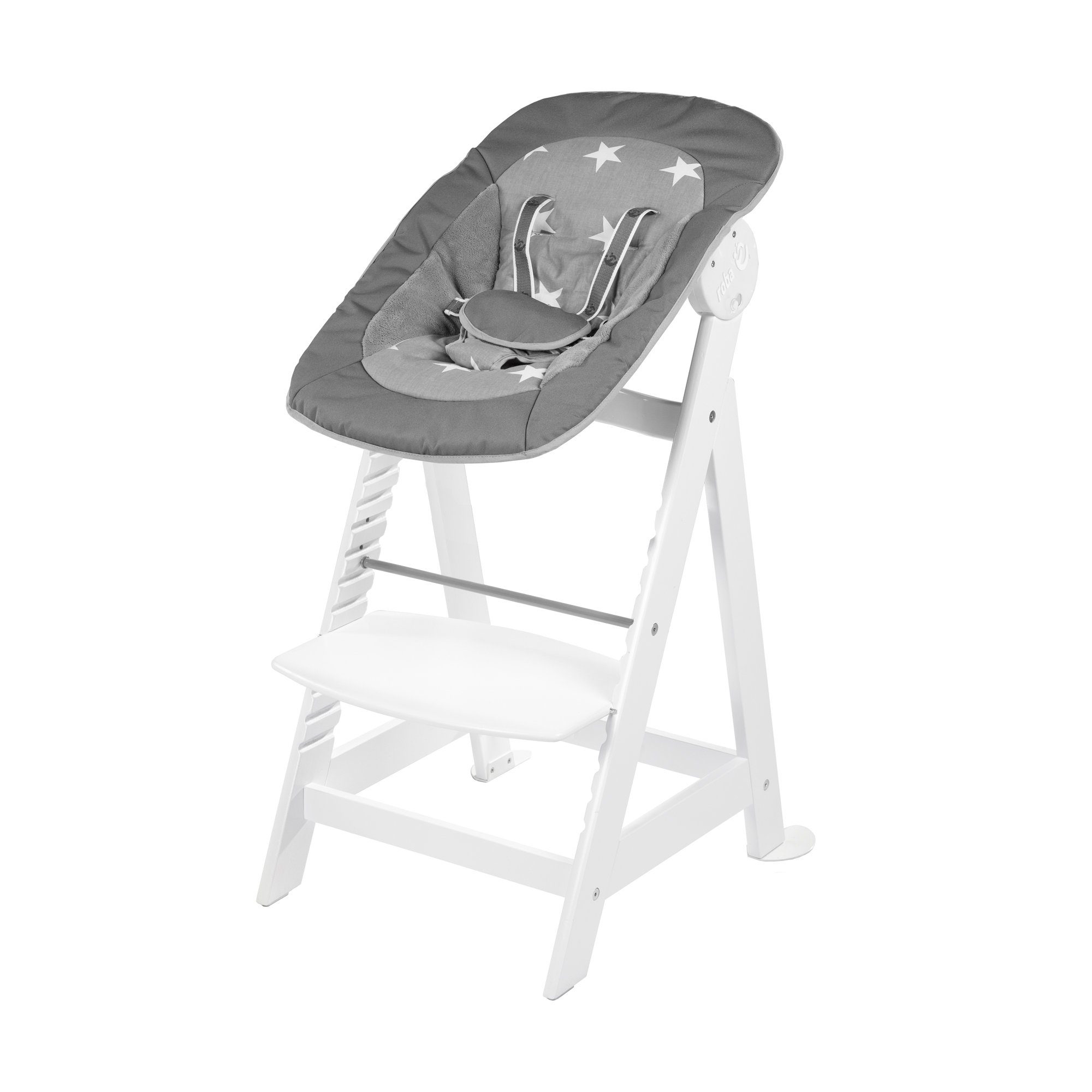 roba® Hochstuhl Born Up, Treppenhochstuhl mit Liegefunktion