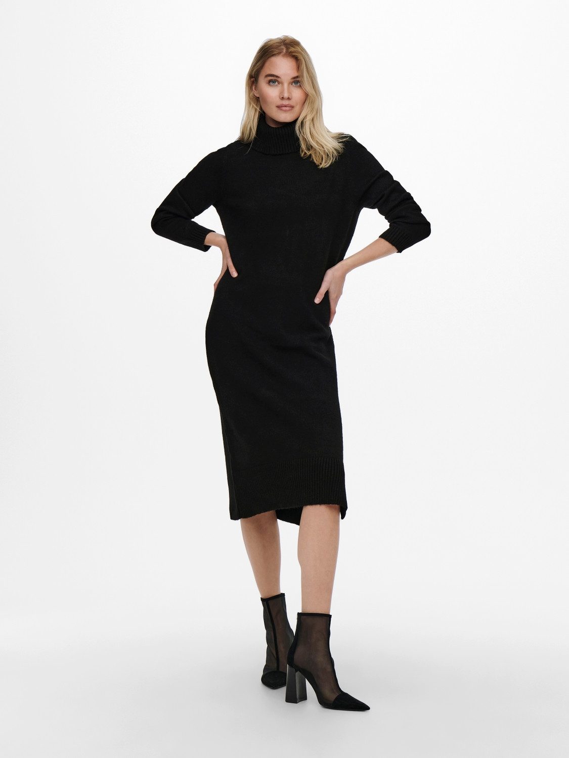 Strickkleid ONLBRANDIE L/S ROLL NECK DRESS