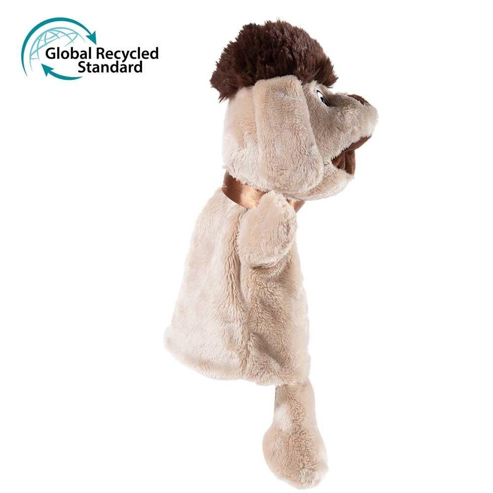 Heunec® Handpuppe Moppi, 28 cm, Braun, GRS Material, Hund von Sandmännchen