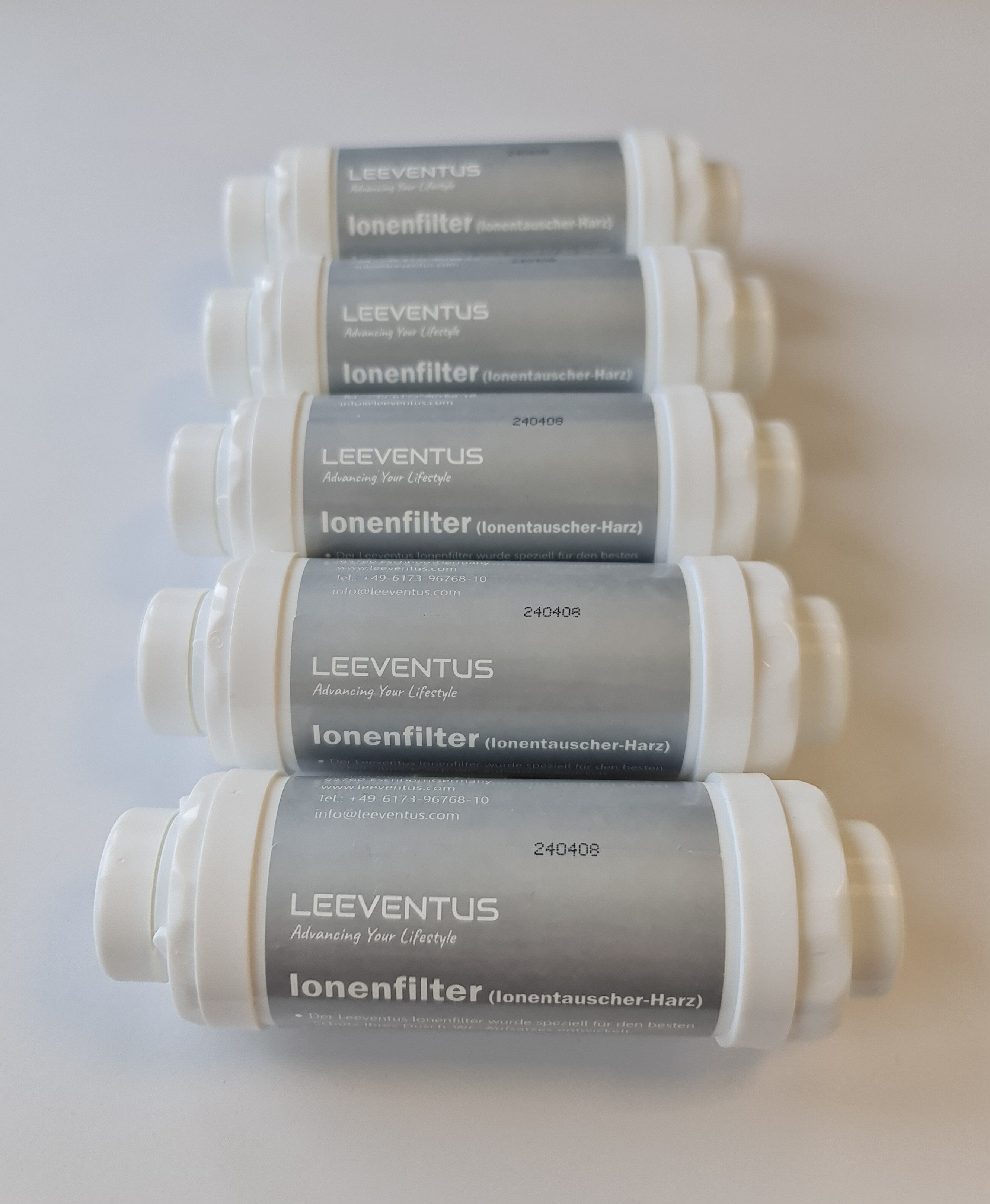 LEEVENTUS Ionen- und Kalkschutzfilter Entkalker (5-St)