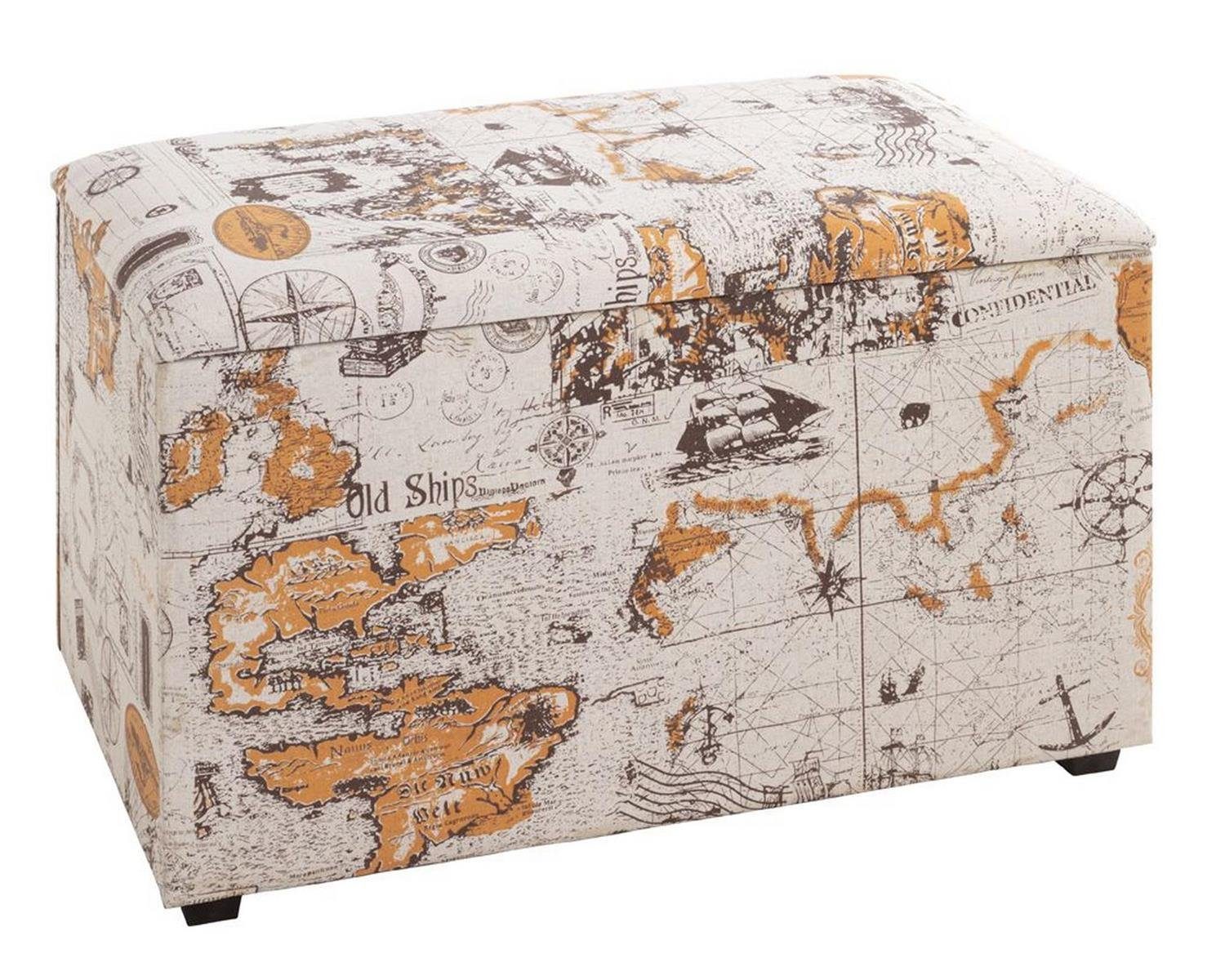 HAKU Truhenbank Haku Sitztruhe Motivdruck "Voyage" günstig online kaufen