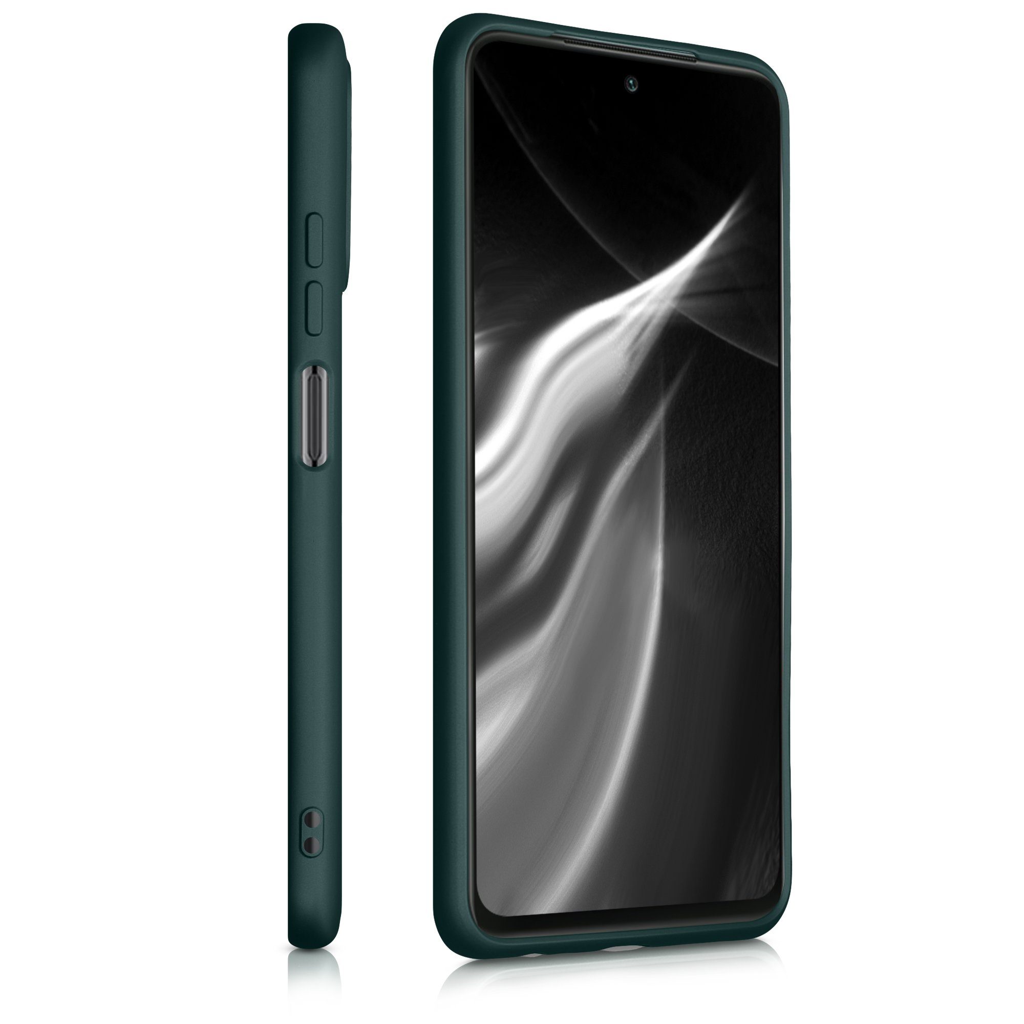 kwmobile Handyhülle Handyhülle für Xiaomi Redmi Note 10 / Note 10S Hülle, Silikon Case metallisch schimmernd - Schutzhülle Cover – Bild 4 von 5