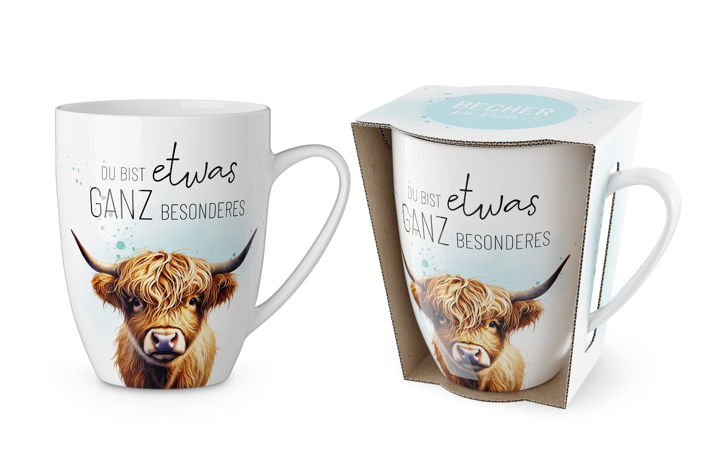 La Vida Tasse Kaffeetasse Tee Kaffee Tasse Becher 0,25l Geschenk la vida Rind, Material: Porzellan