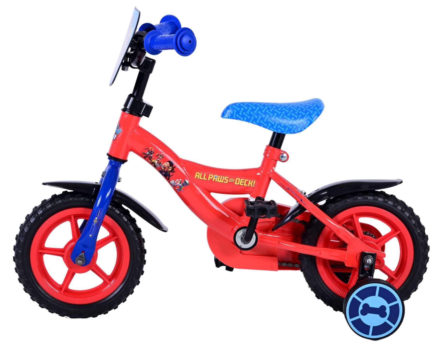 Volare Kinderfahrrad Kinderfahrrad für Jungs und Mädchen 10 Zoll, 2 - 4 Jahre, EVA Reifen mit Weichprofil, Lenkerhöhe einstellbar