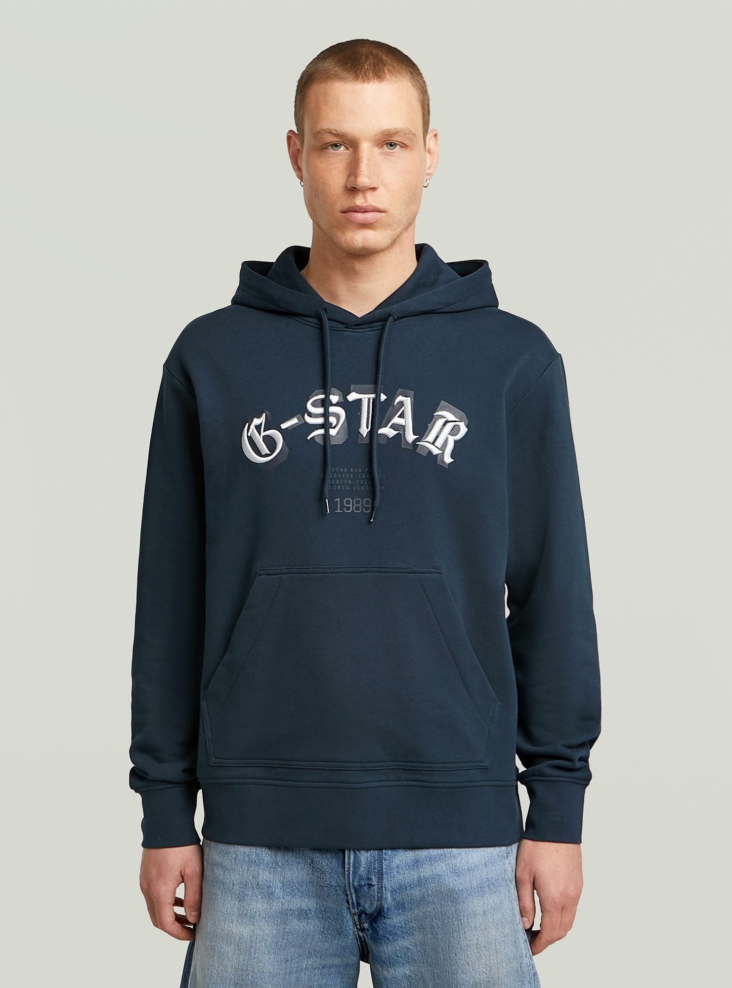 G-STAR Longpullover Embro Logo HB Hoodie Sweatshirt günstig online kaufen