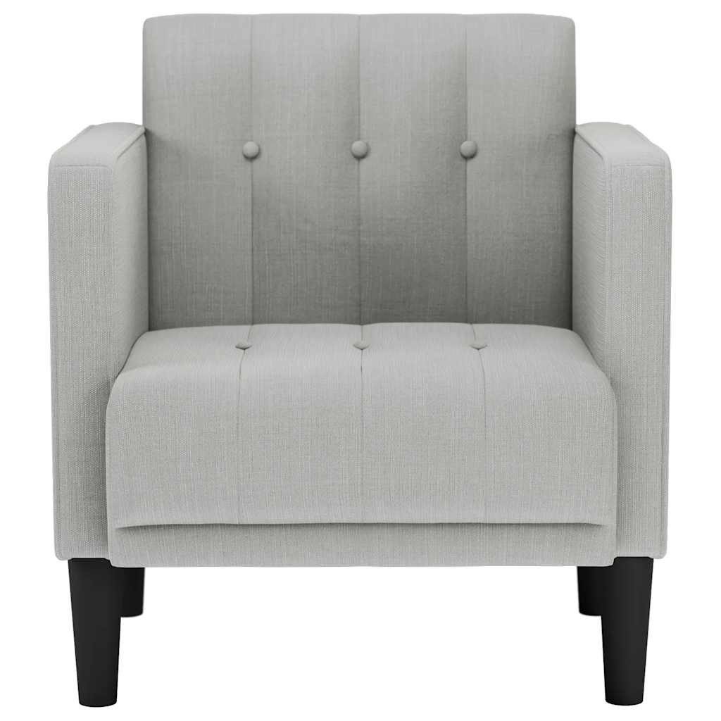 vidaXL Sessel Sessel mit Armlehnen Wolkengrau günstig online kaufen