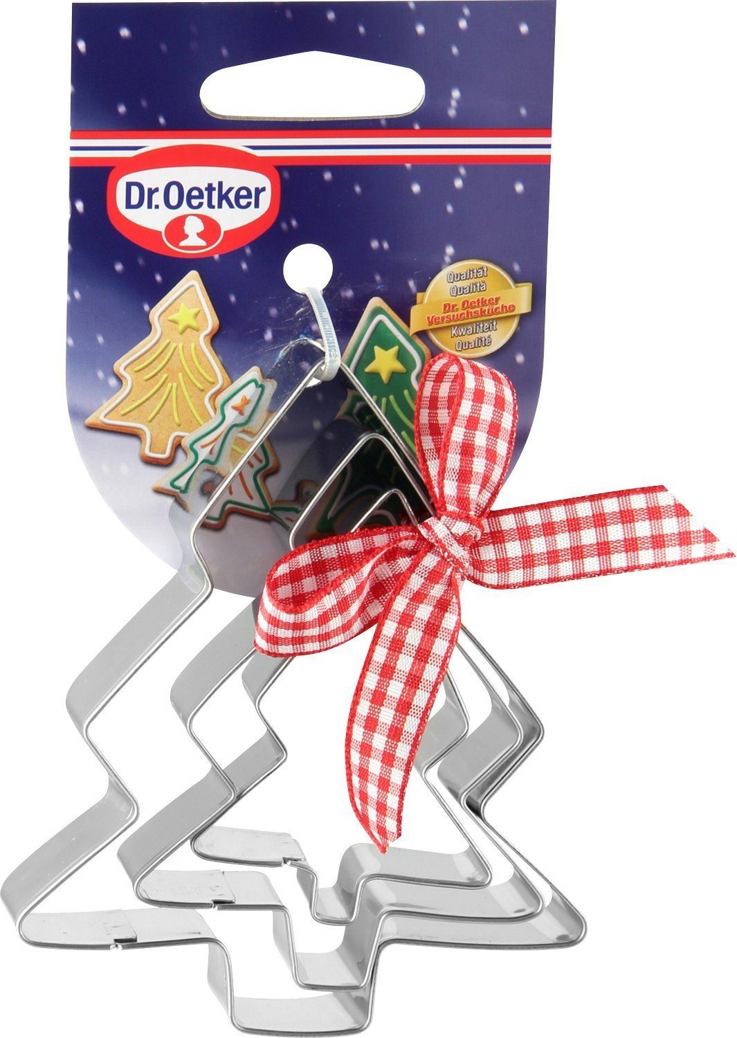 Dr. Oetker Backform Dr. Oetker, (3-tlg) Tannenbaum, 3-teilig, Ausstecher