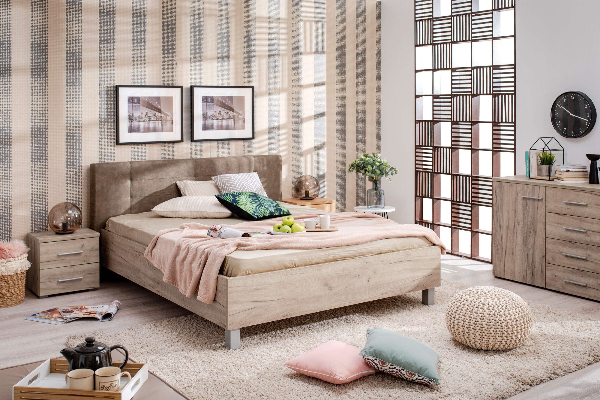 Home affaire Nachtkonsole Uni Nachttisch, Nachtkommode, günstig online kaufen