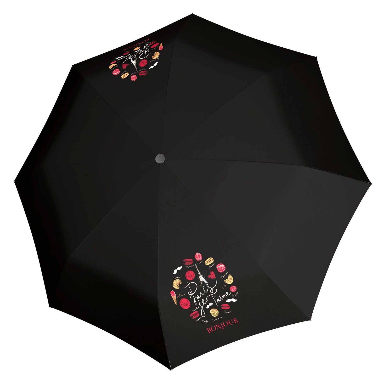 doppler® Taschenregenschirm Fiber Magic Paris je Taime Automatik Regenschir günstig online kaufen