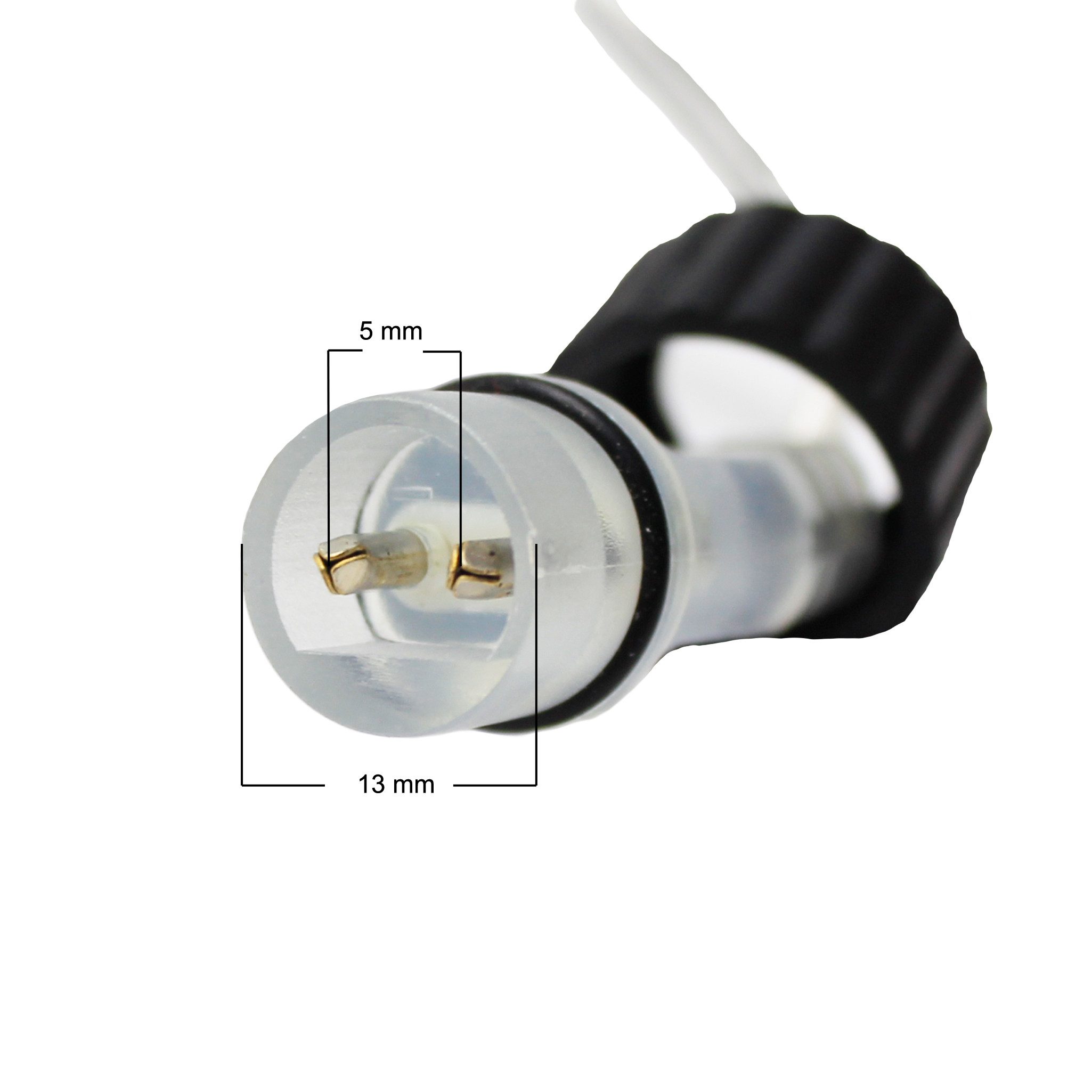 Arnusa Verlängerungskabel 2 Pin DC Lichterkette Transparent Verlängerungskabel, 2-Pin, 2-Pin (1000 cm), für Innen und Außen – Bild 2 von 4